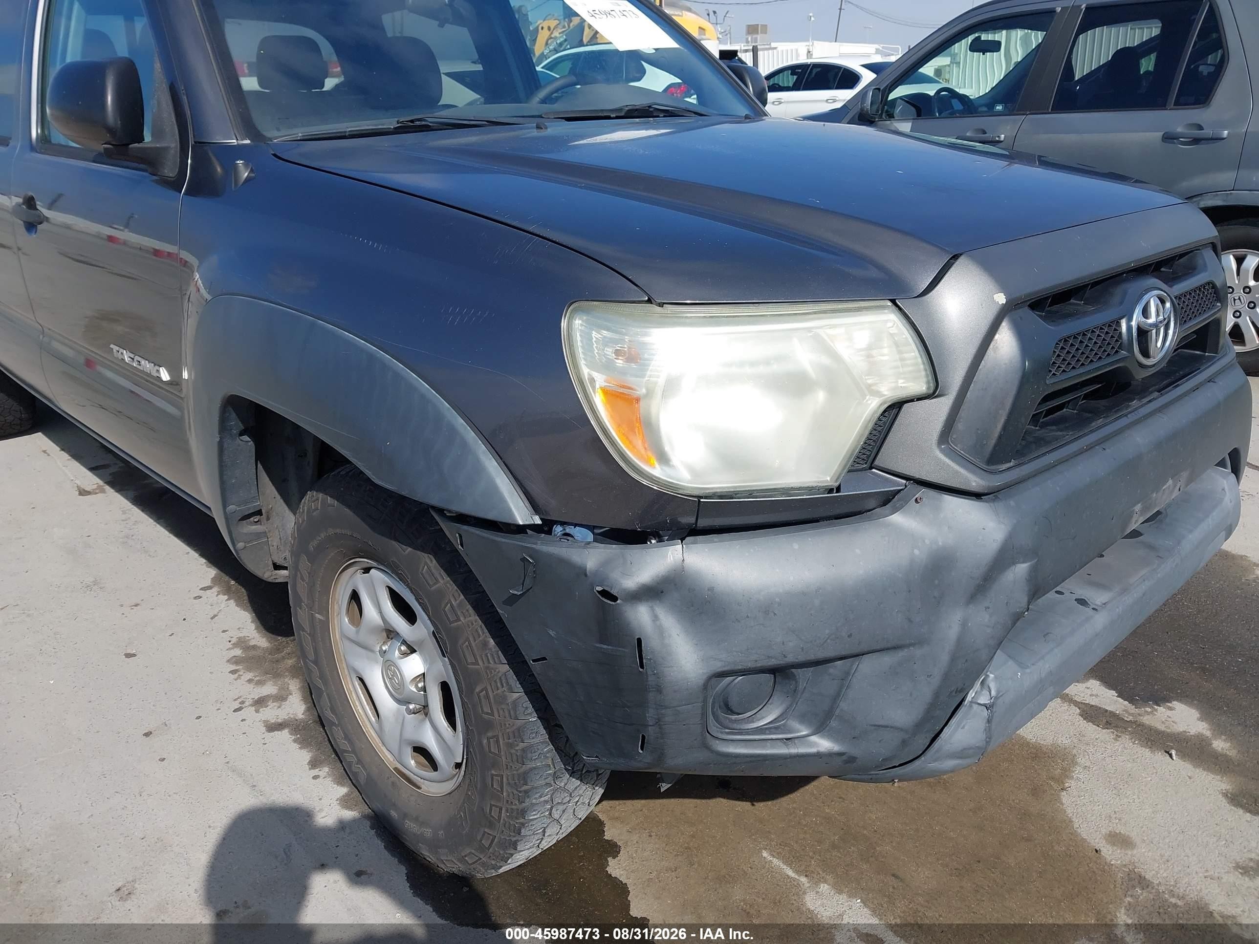 2014 Toyota Tacoma   Gray vin: 5TFJX4CN2EX040626