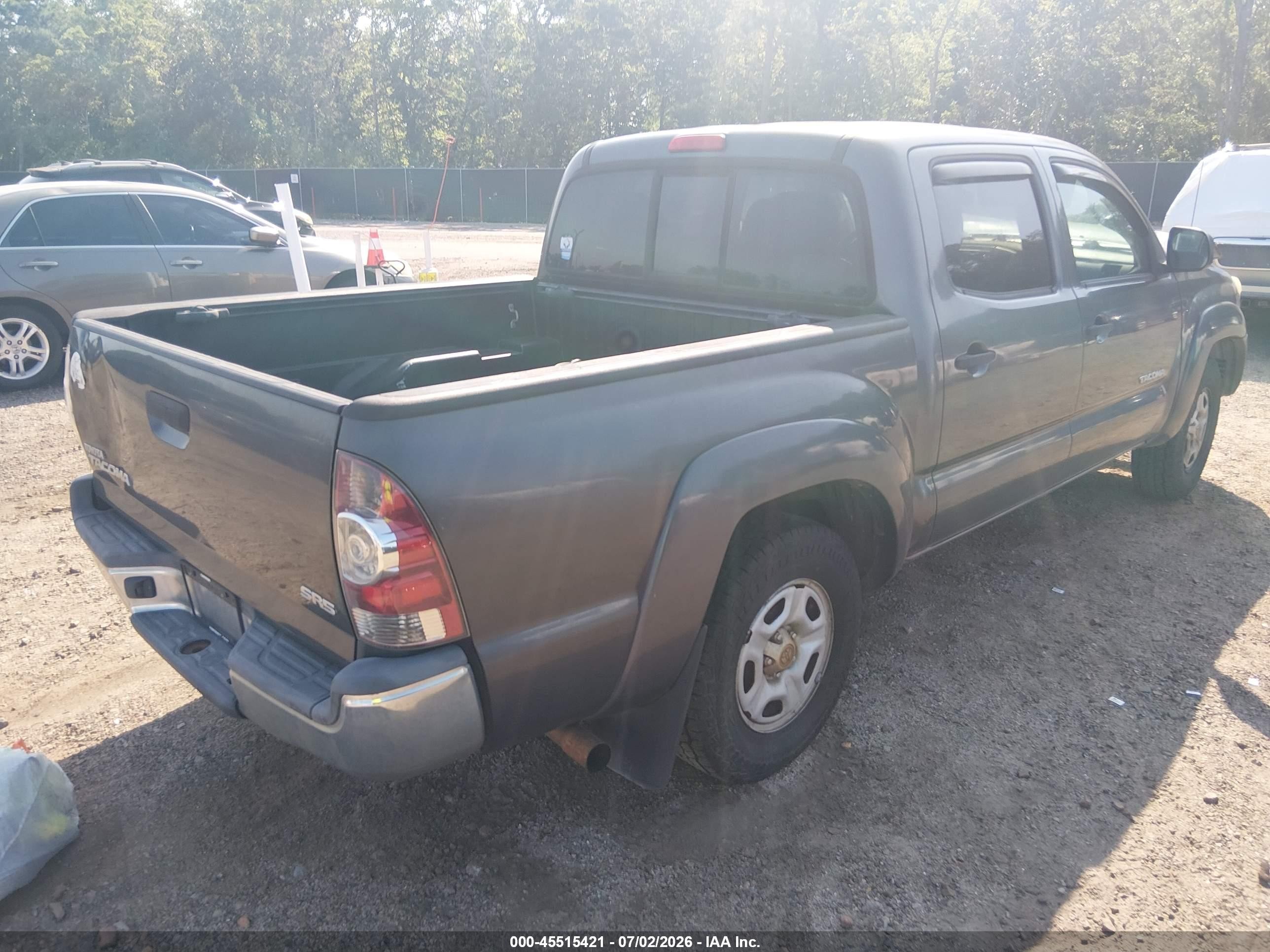 2013 Toyota Tacoma   Серый vin: 5TFJX4CN3DX032467