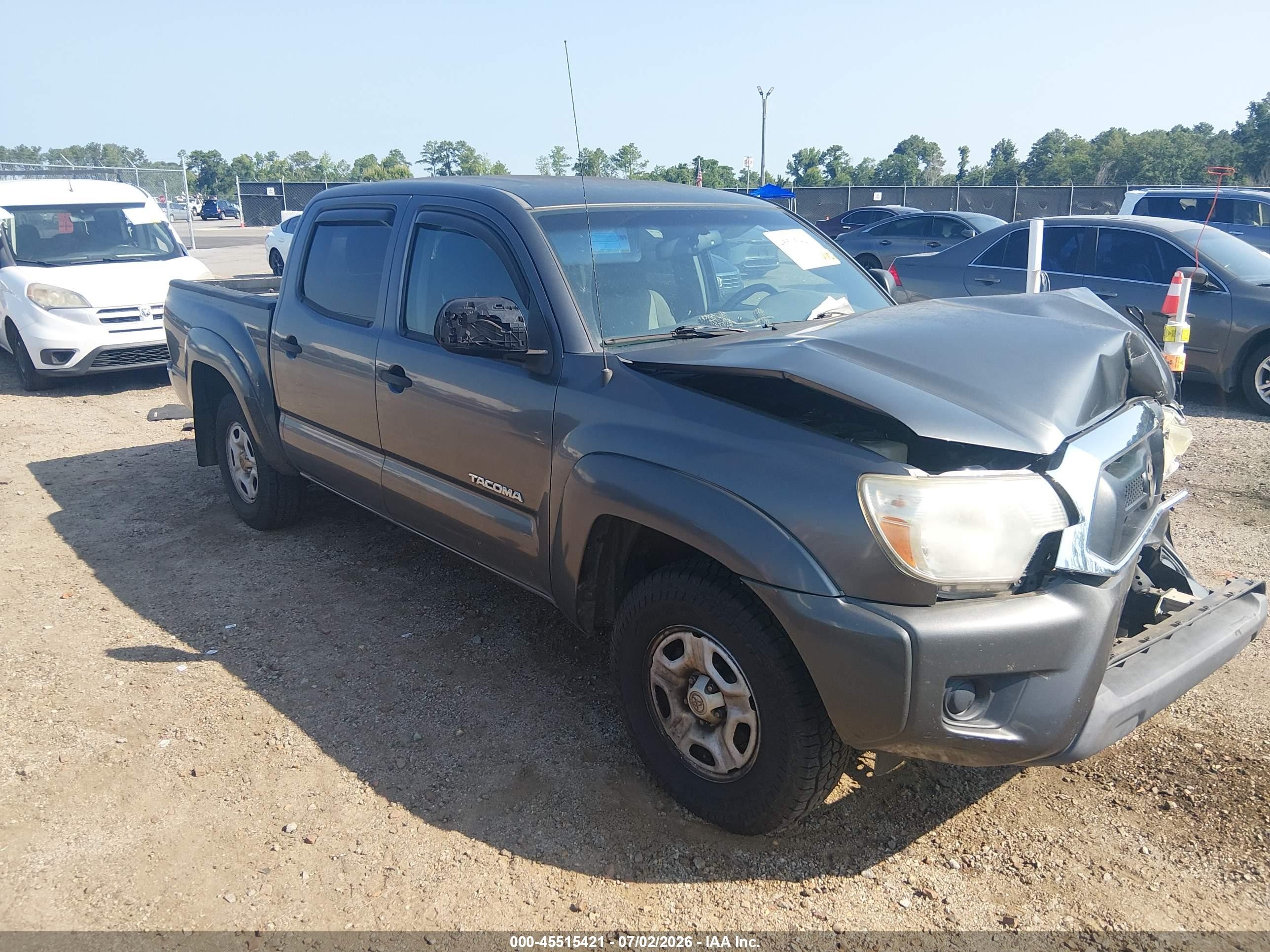 2013 Toyota Tacoma   Серый vin: 5TFJX4CN3DX032467