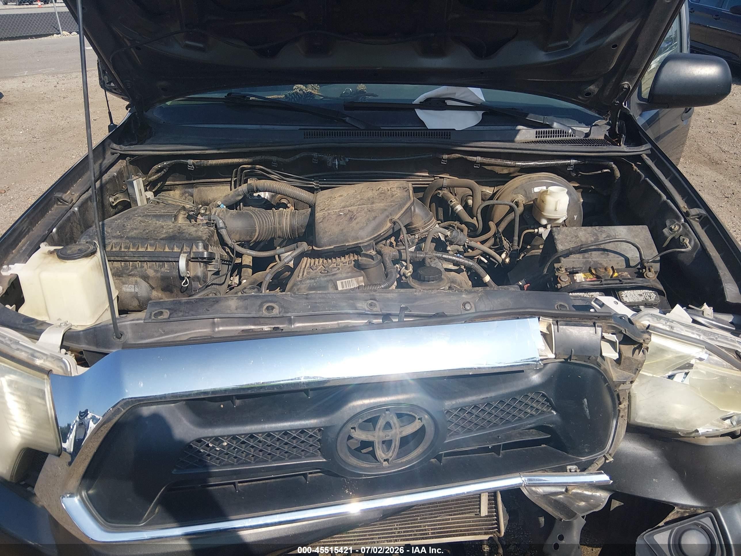2013 Toyota Tacoma   Серый vin: 5TFJX4CN3DX032467