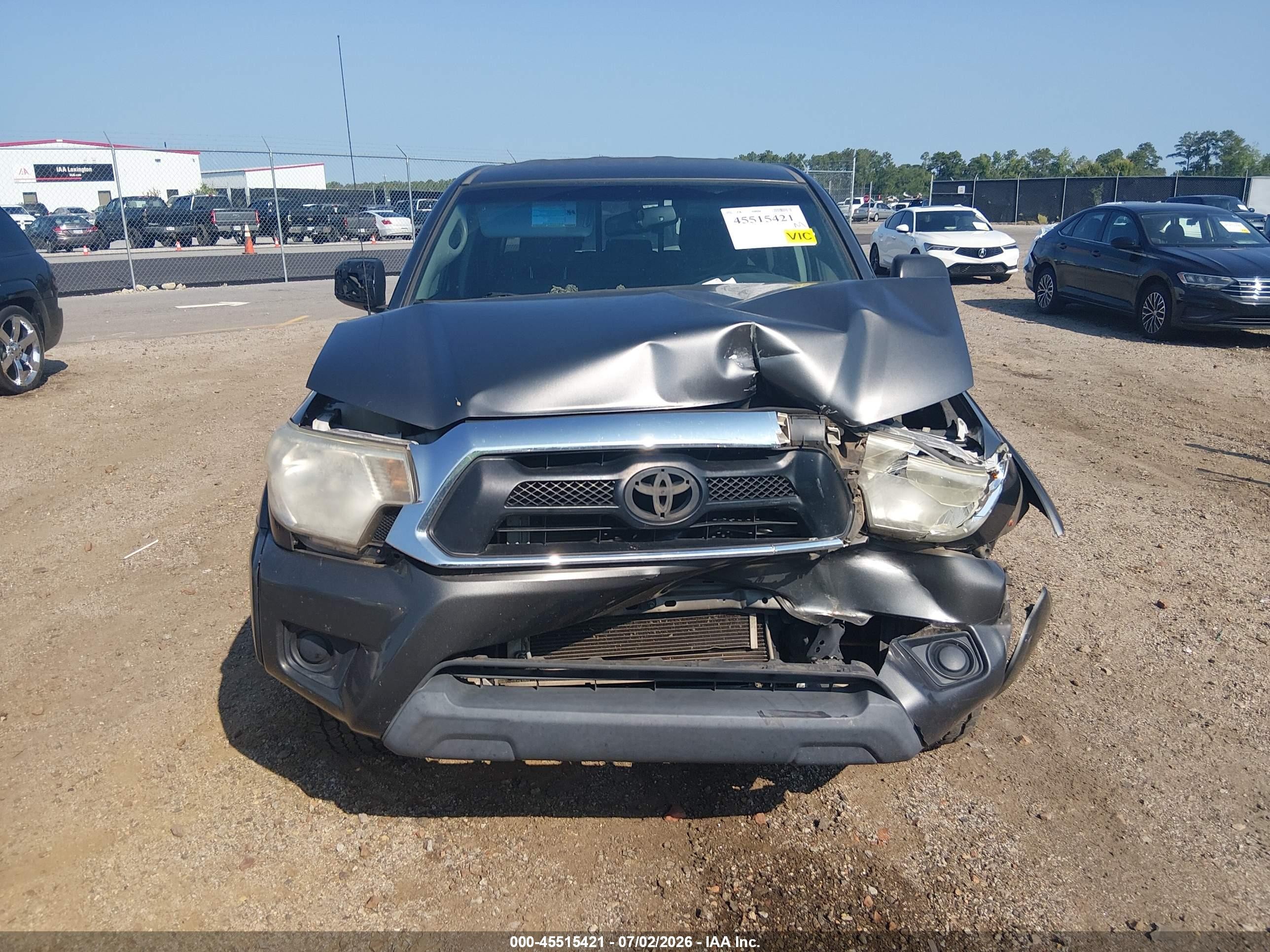 2013 Toyota Tacoma   Серый vin: 5TFJX4CN3DX032467