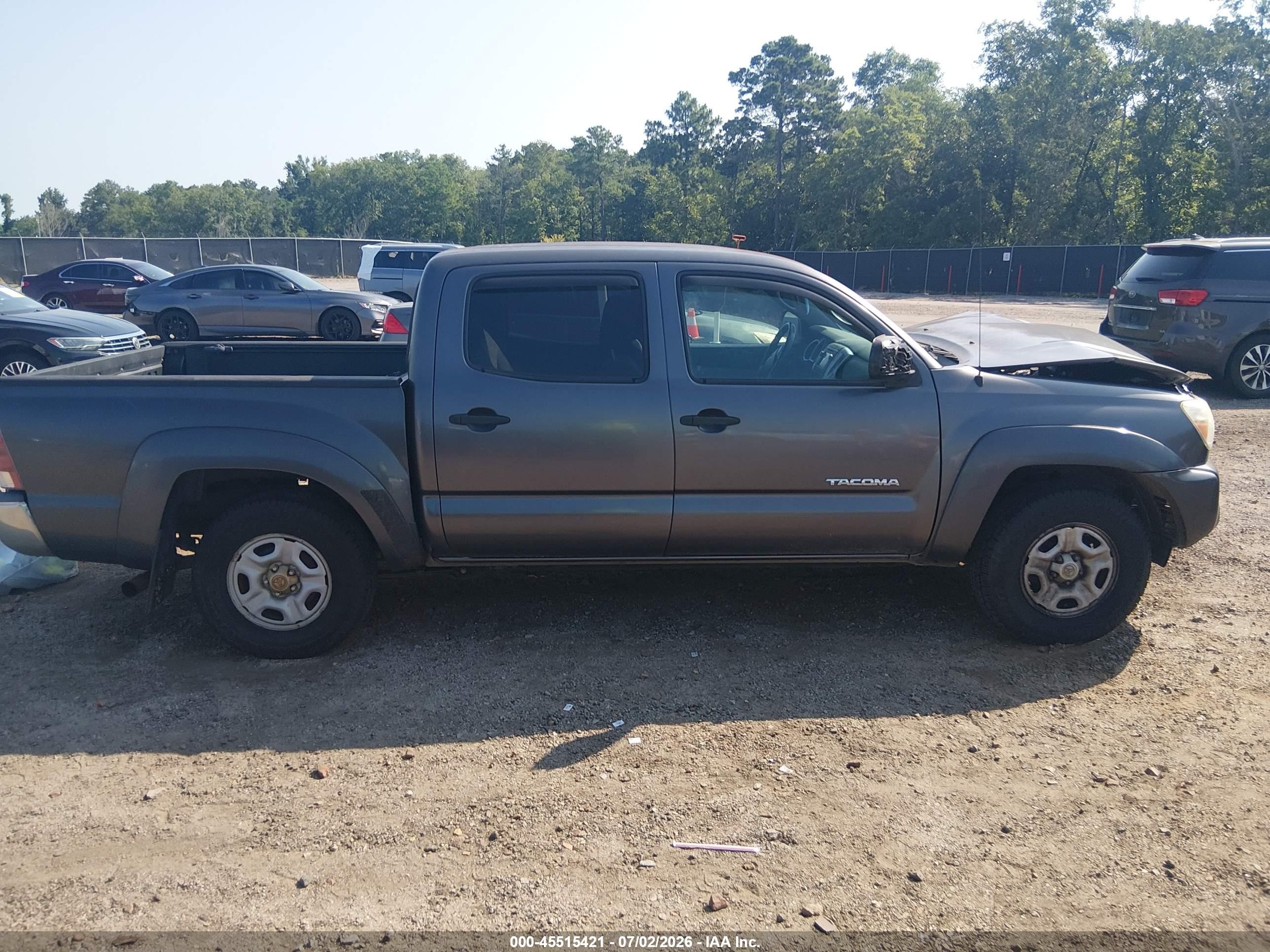 2013 Toyota Tacoma   Серый vin: 5TFJX4CN3DX032467