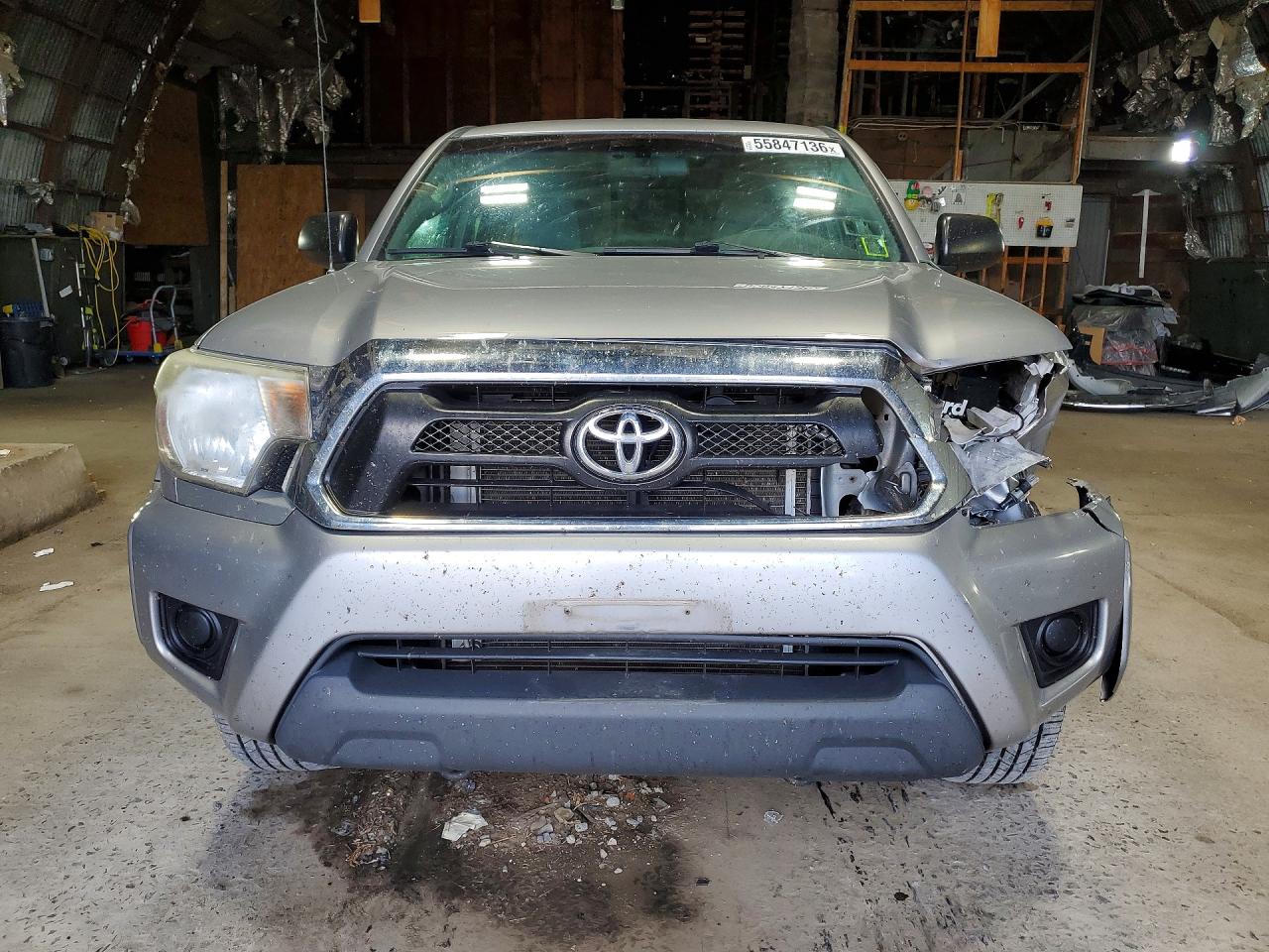 2014 Toyota Tacoma Double Cab Серебряный vin: 5TFJX4CN3EX046595