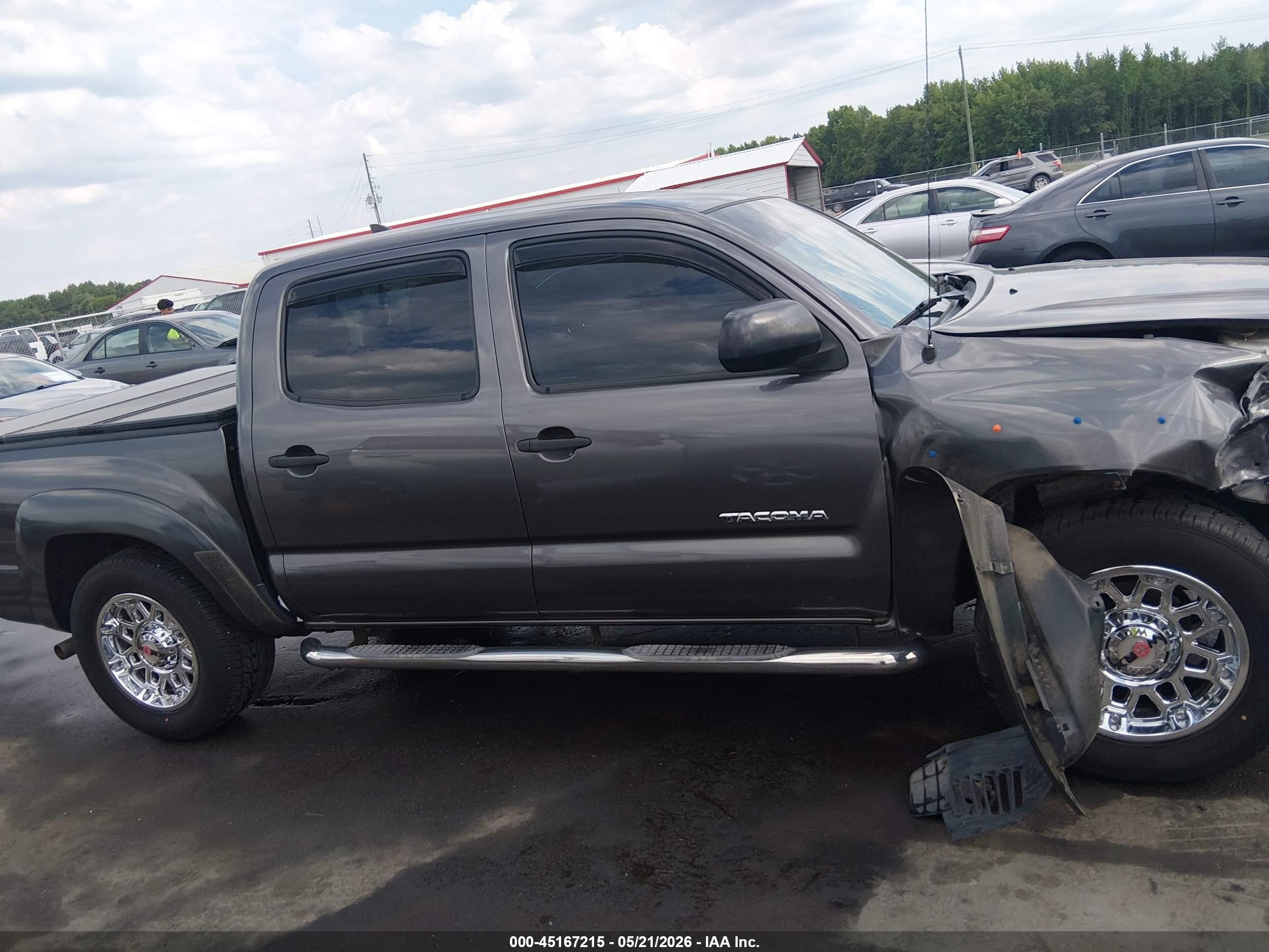 2012 Toyota Tacoma   Pewter vin: 5TFJX4CN5CX020609