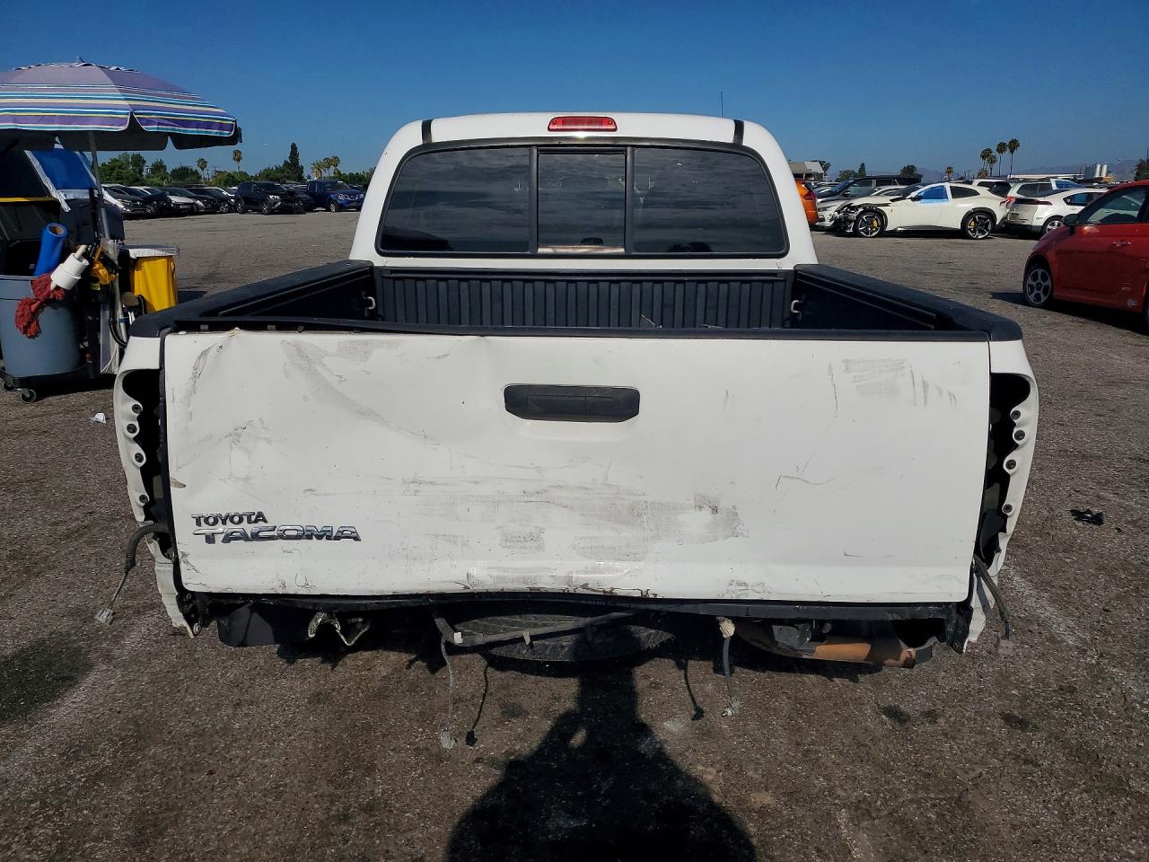 2013 Toyota Tacoma Double Cab White vin: 5TFJX4CN6DX023035