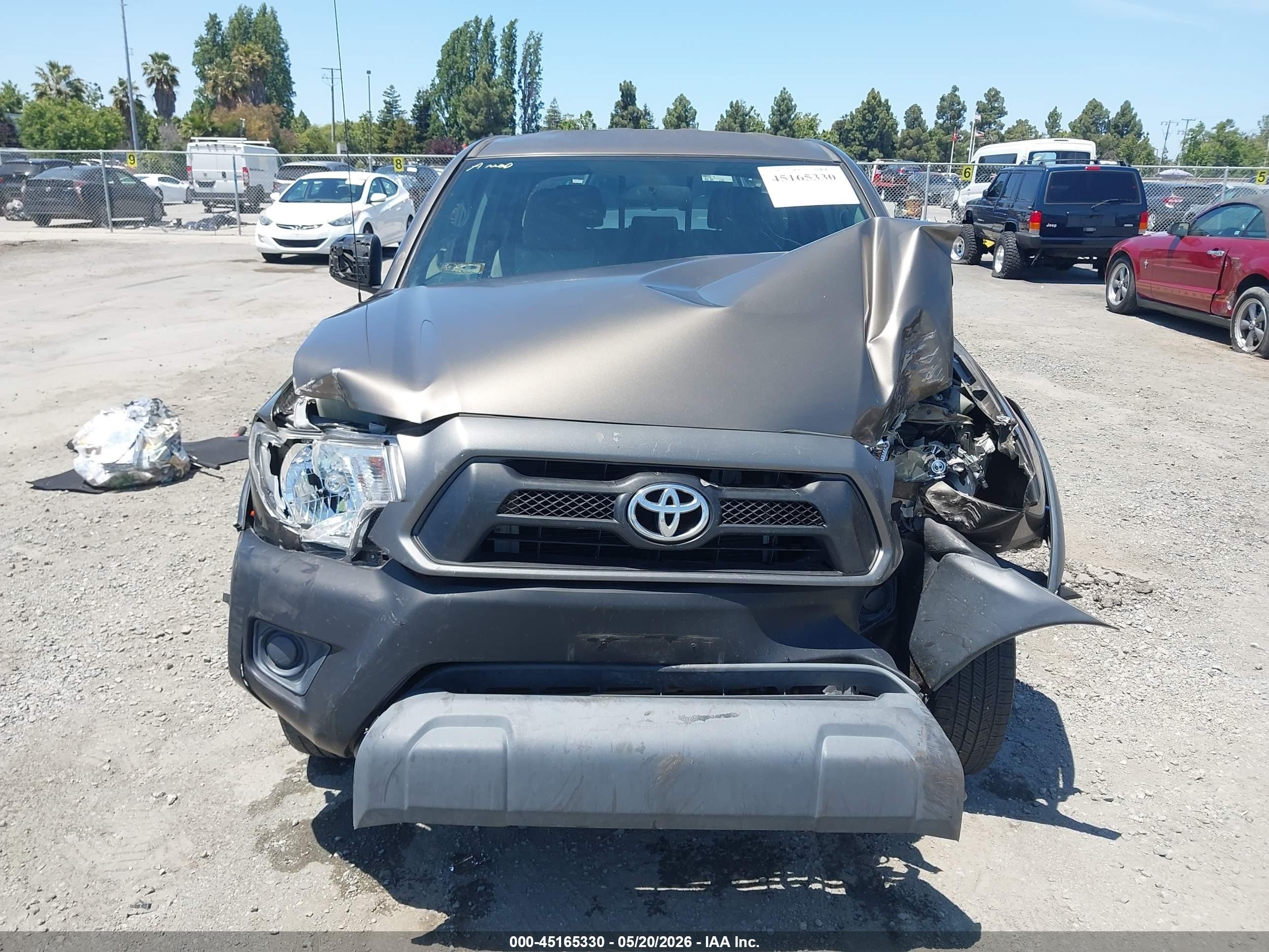 2012 Toyota Tacoma   Gray vin: 5TFJX4CNXCX021349