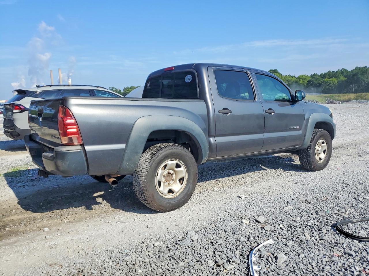 2013 Toyota Tacoma Double Cab Gray vin: 5TFJX4GN0DX015409
