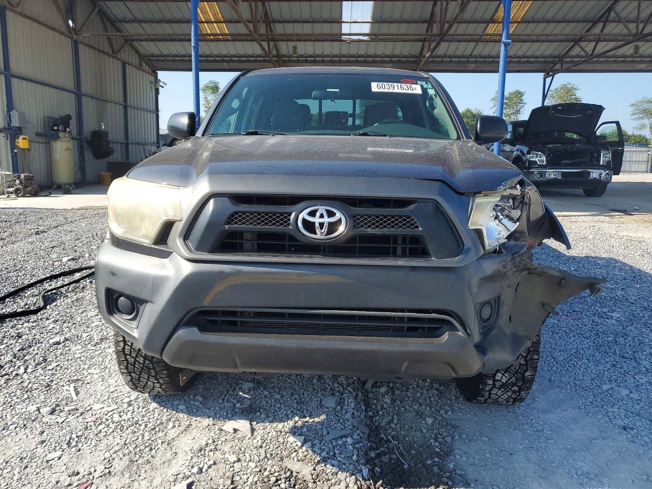 2013 Toyota Tacoma Double Cab Gray vin: 5TFJX4GN0DX015409