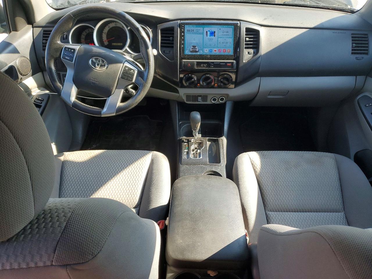 2013 Toyota Tacoma Double Cab Gray vin: 5TFJX4GN0DX015409