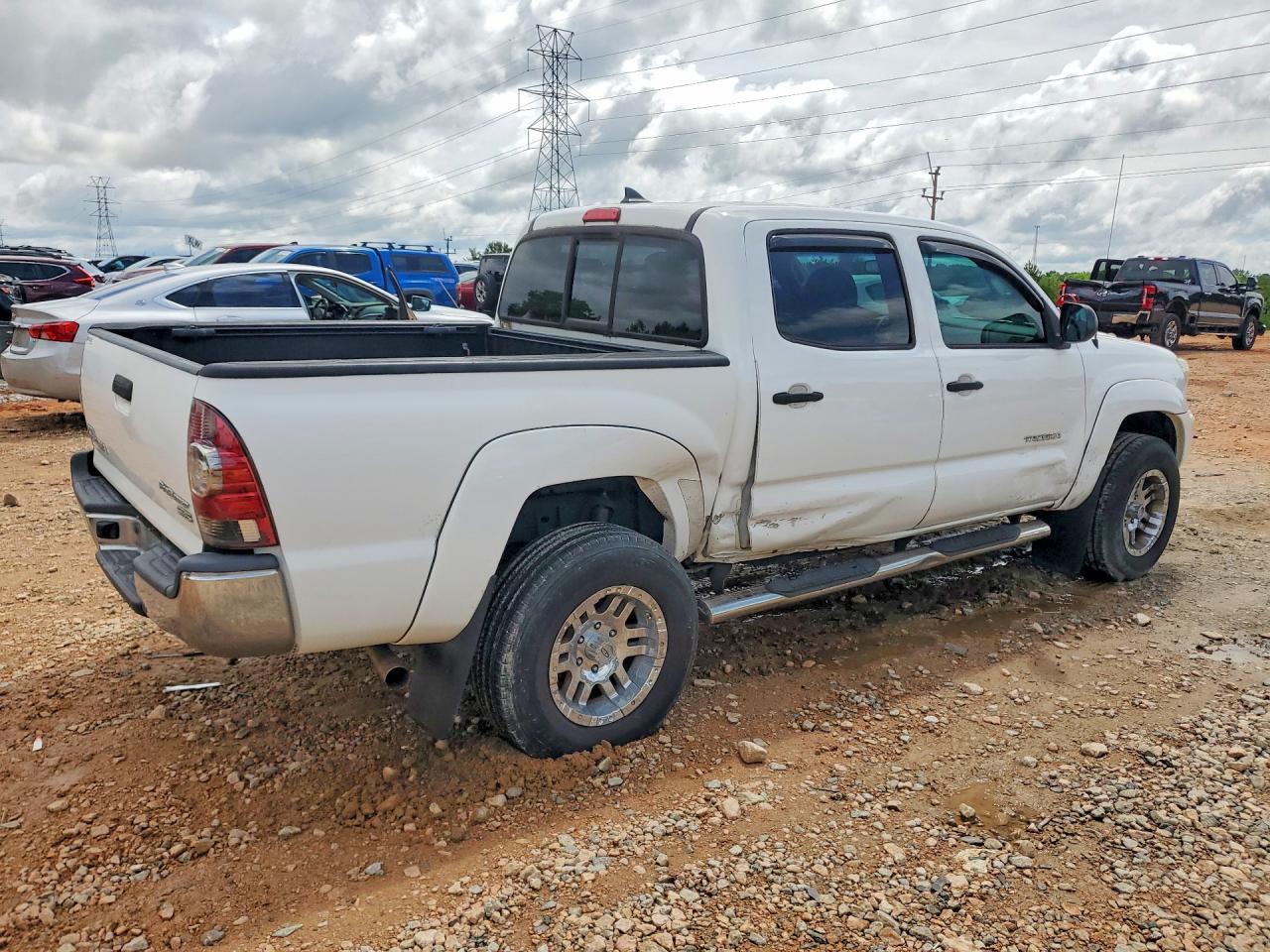 2014 Toyota Tacoma Double Cab White vin: 5TFJX4GN0EX032793