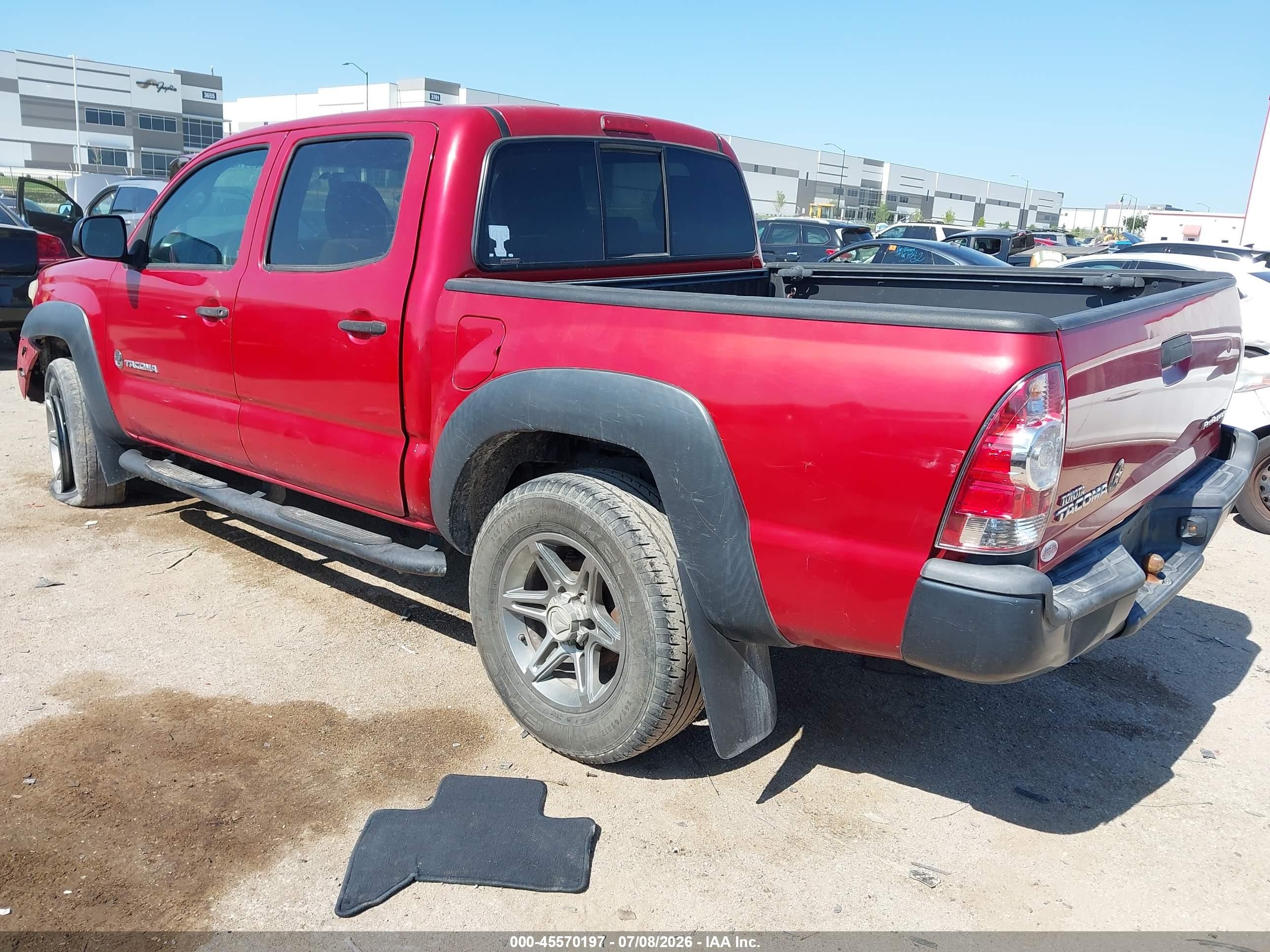 2014 Toyota Tacoma Prerunner Red vin: 5TFJX4GN0EX035791