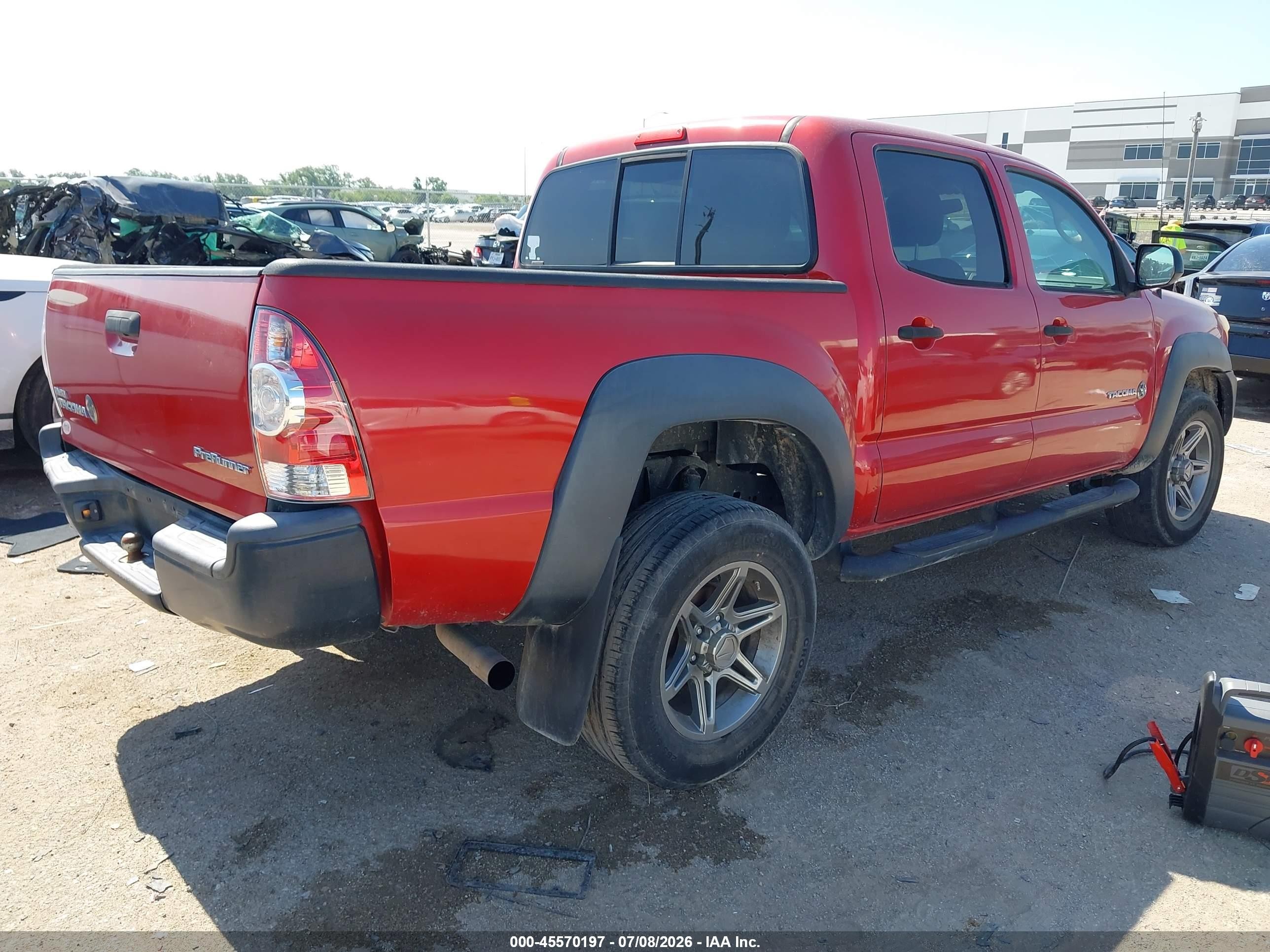 2014 Toyota Tacoma Prerunner Red vin: 5TFJX4GN0EX035791
