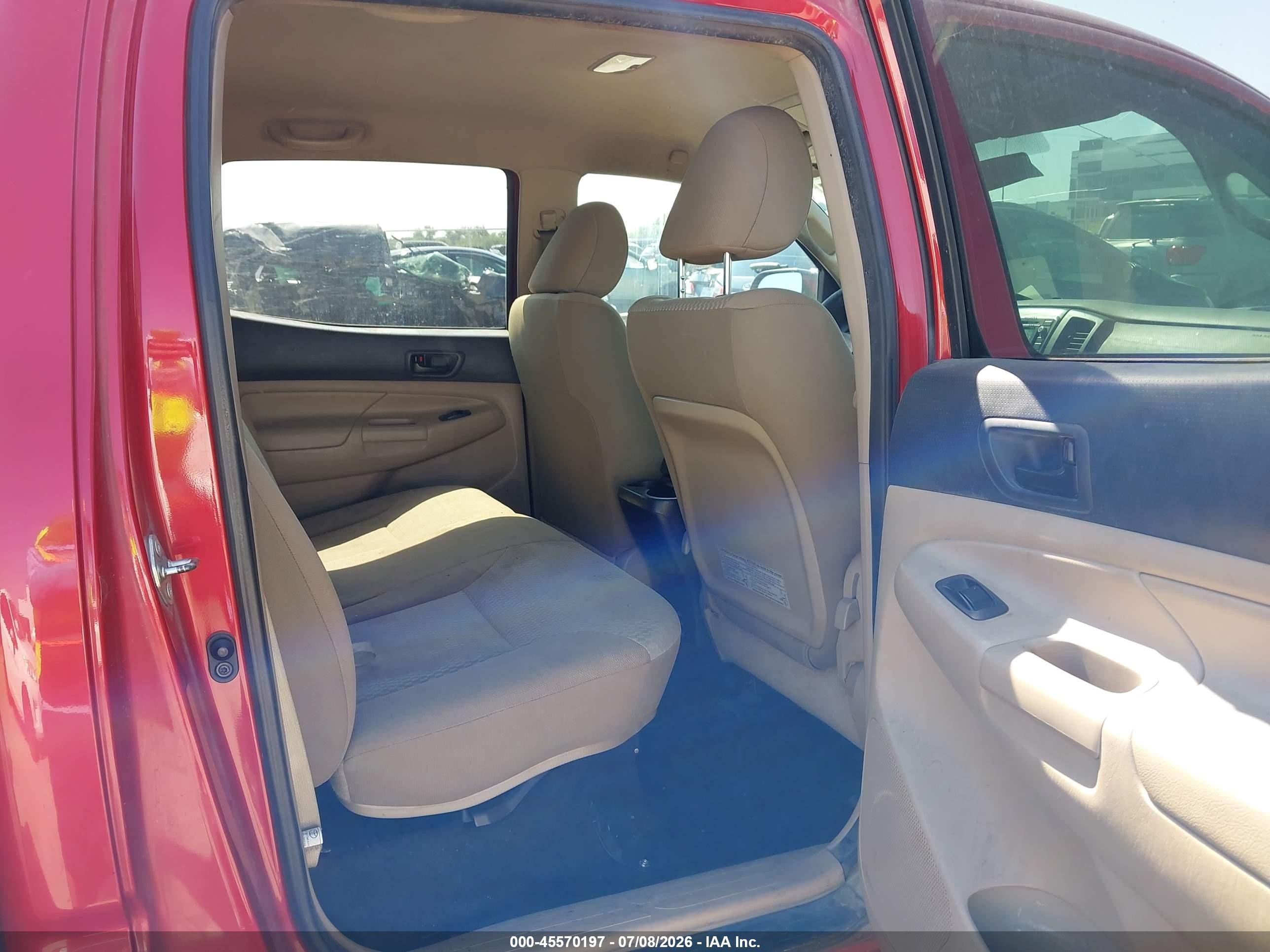 2014 Toyota Tacoma Prerunner Red vin: 5TFJX4GN0EX035791