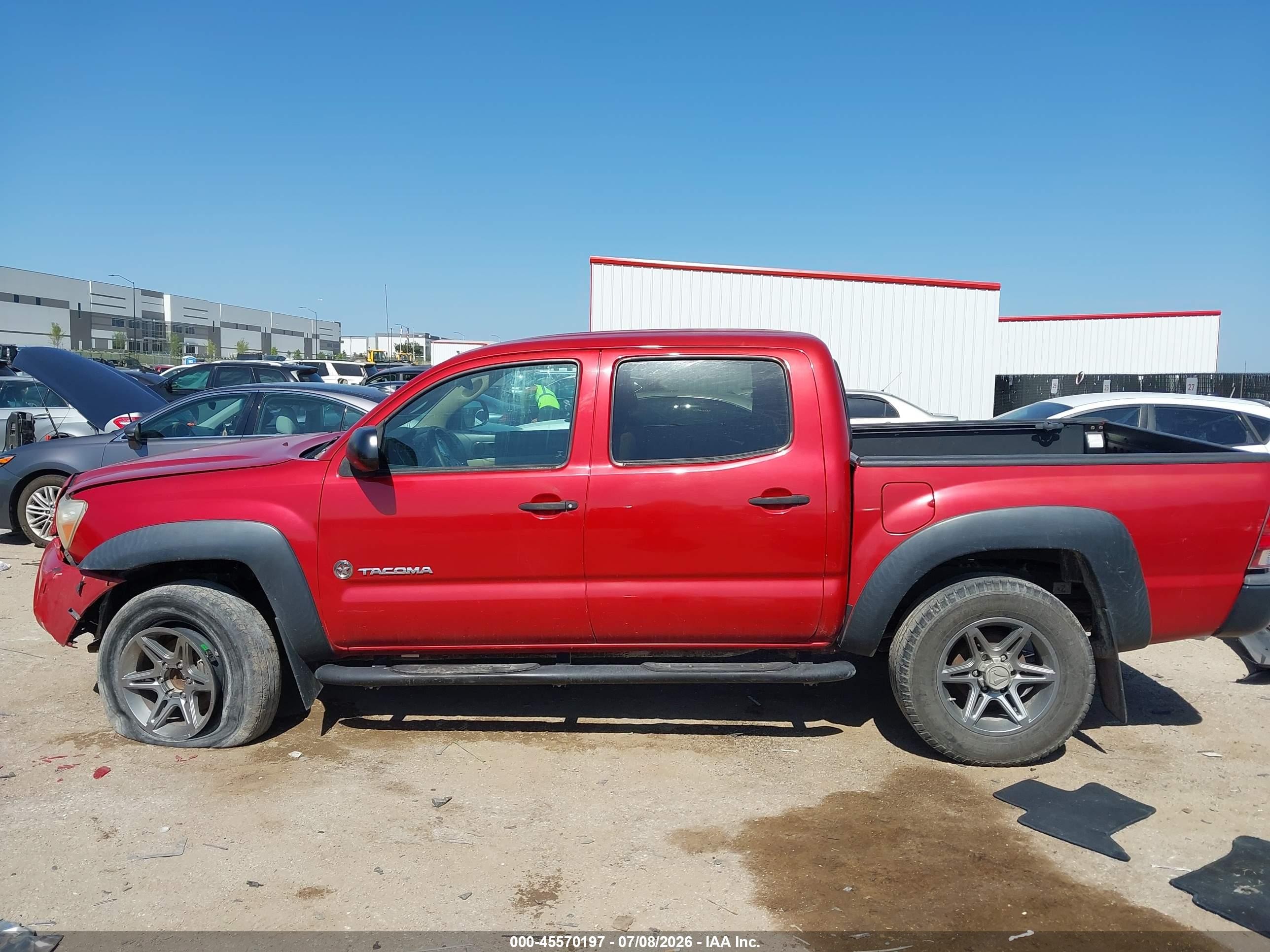 2014 Toyota Tacoma Prerunner Red vin: 5TFJX4GN0EX035791
