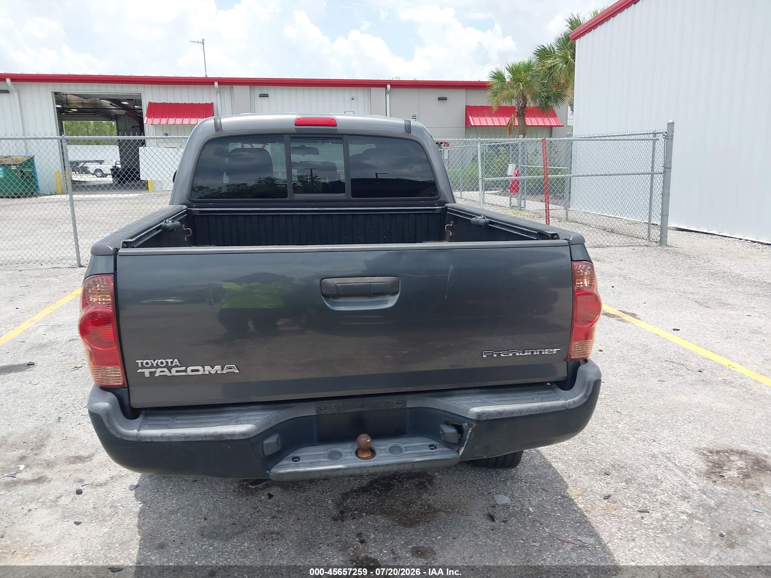 2014 Toyota Tacoma Prerunner Gray vin: 5TFJX4GN0EX037038