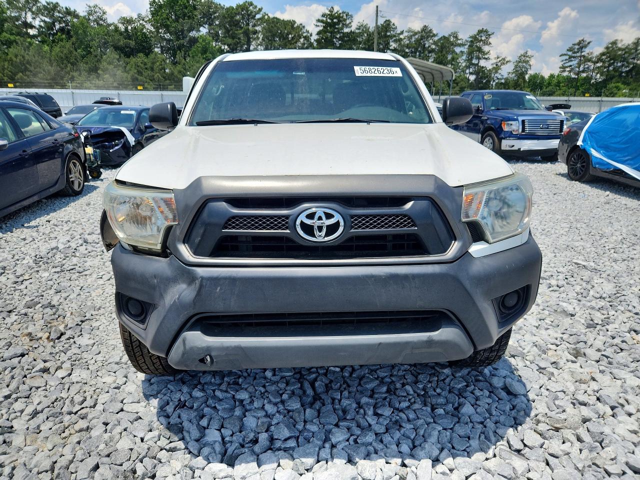 2015 Toyota Tacoma Double Cab Prerunner White vin: 5TFJX4GN0FX037784