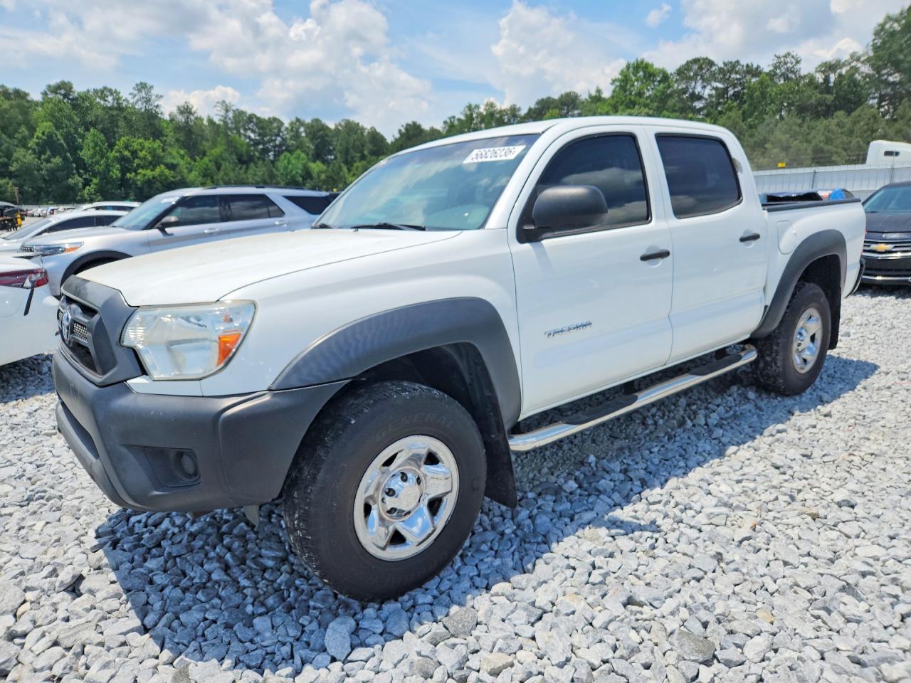 2015 Toyota Tacoma Double Cab Prerunner Белый vin: 5TFJX4GN0FX037784