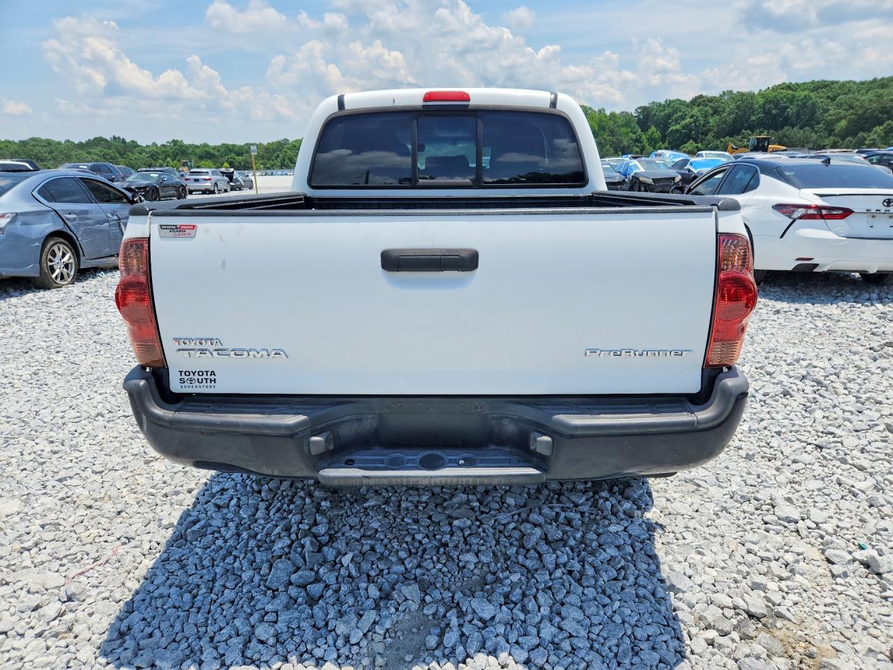 2015 Toyota Tacoma Double Cab Prerunner White vin: 5TFJX4GN0FX037784