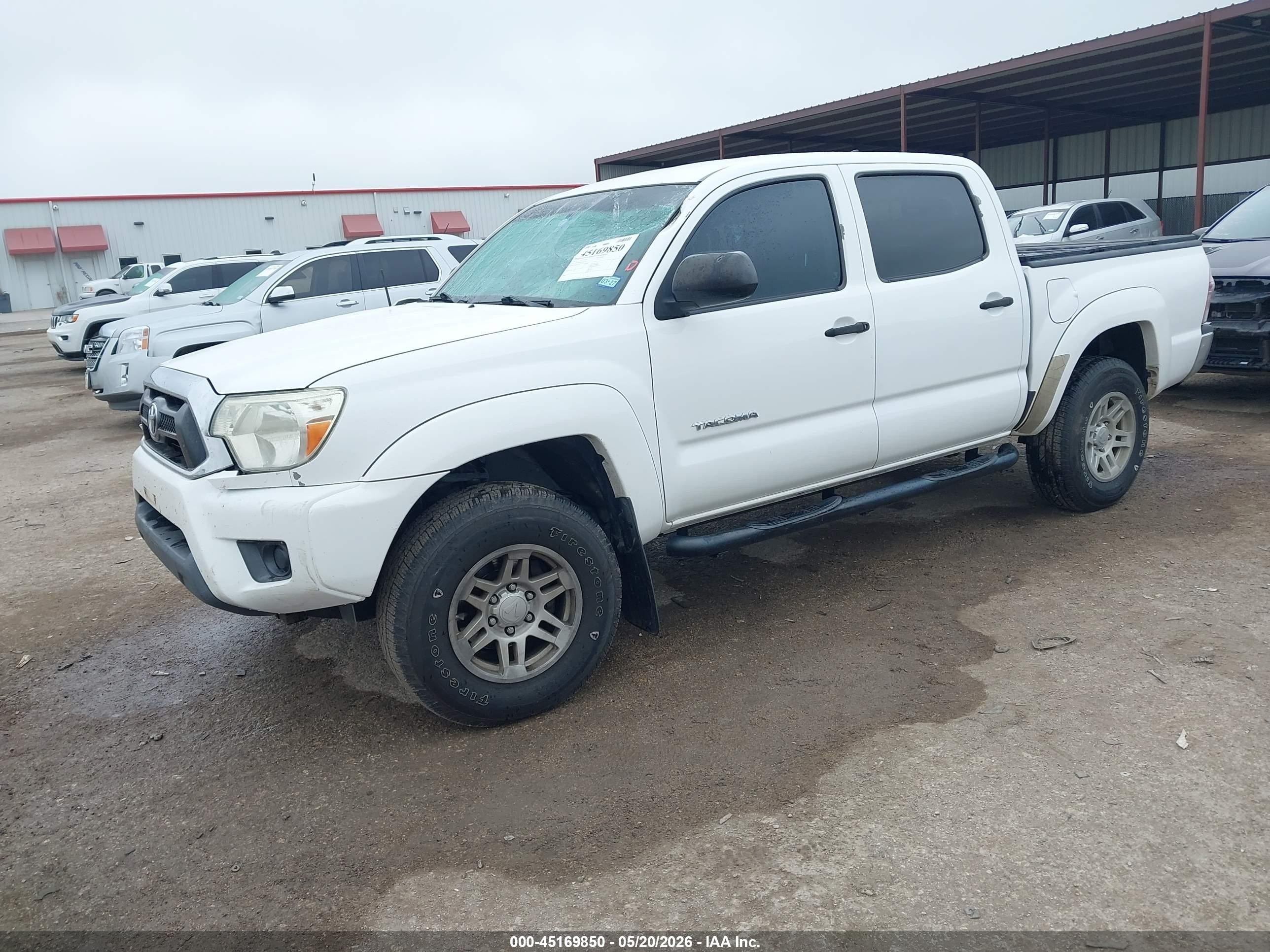 2015 Toyota Tacoma Prerunner White vin: 5TFJX4GN0FX045139
