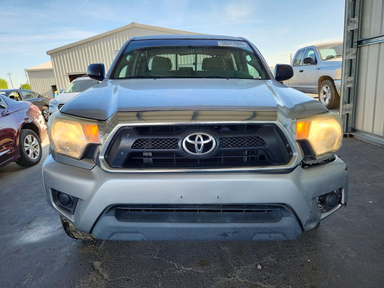2015 Toyota Tacoma Double Cab Prerunner Silver vin: 5TFJX4GN0FX050986