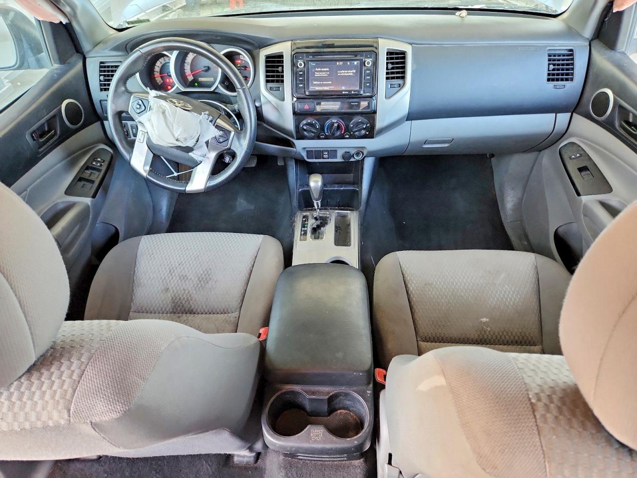 2015 Toyota Tacoma Double Cab Prerunner Silver vin: 5TFJX4GN0FX050986