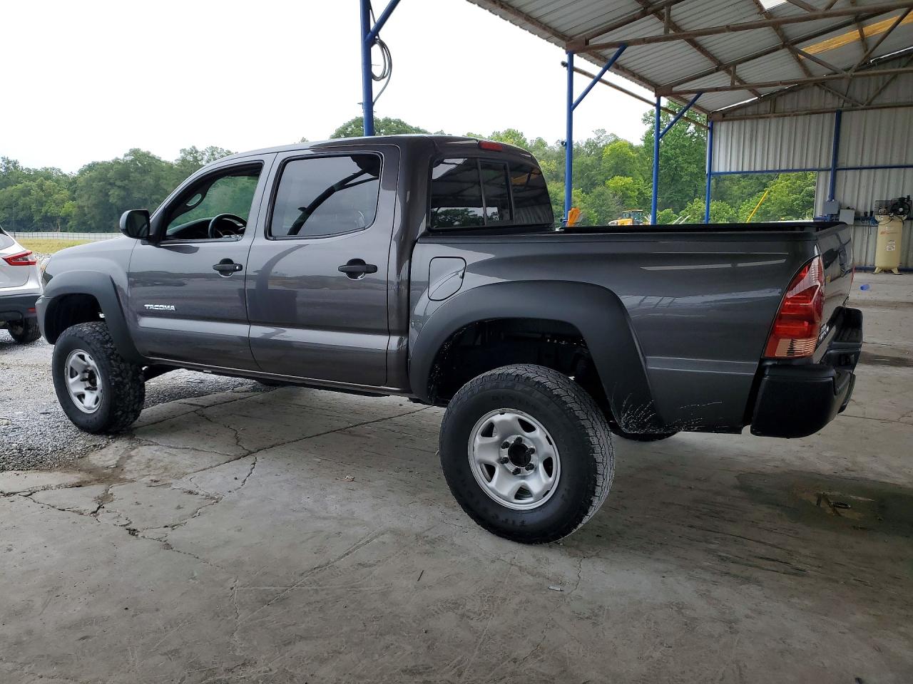 2013 Toyota Tacoma Double Cab Gray vin: 5TFJX4GN1DX016360