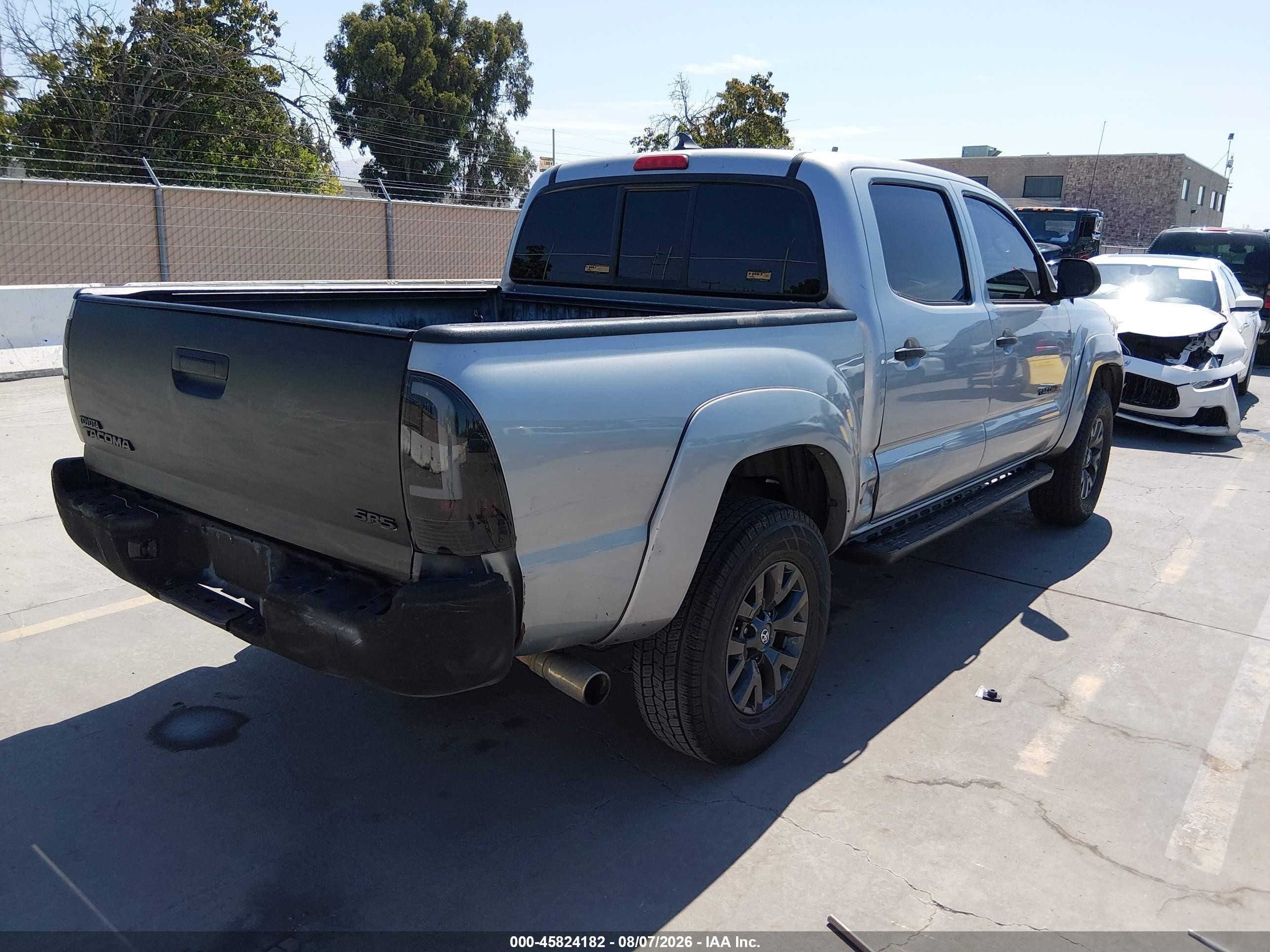 2014 Toyota Tacoma Prerunner Серый vin: 5TFJX4GN1EX033841