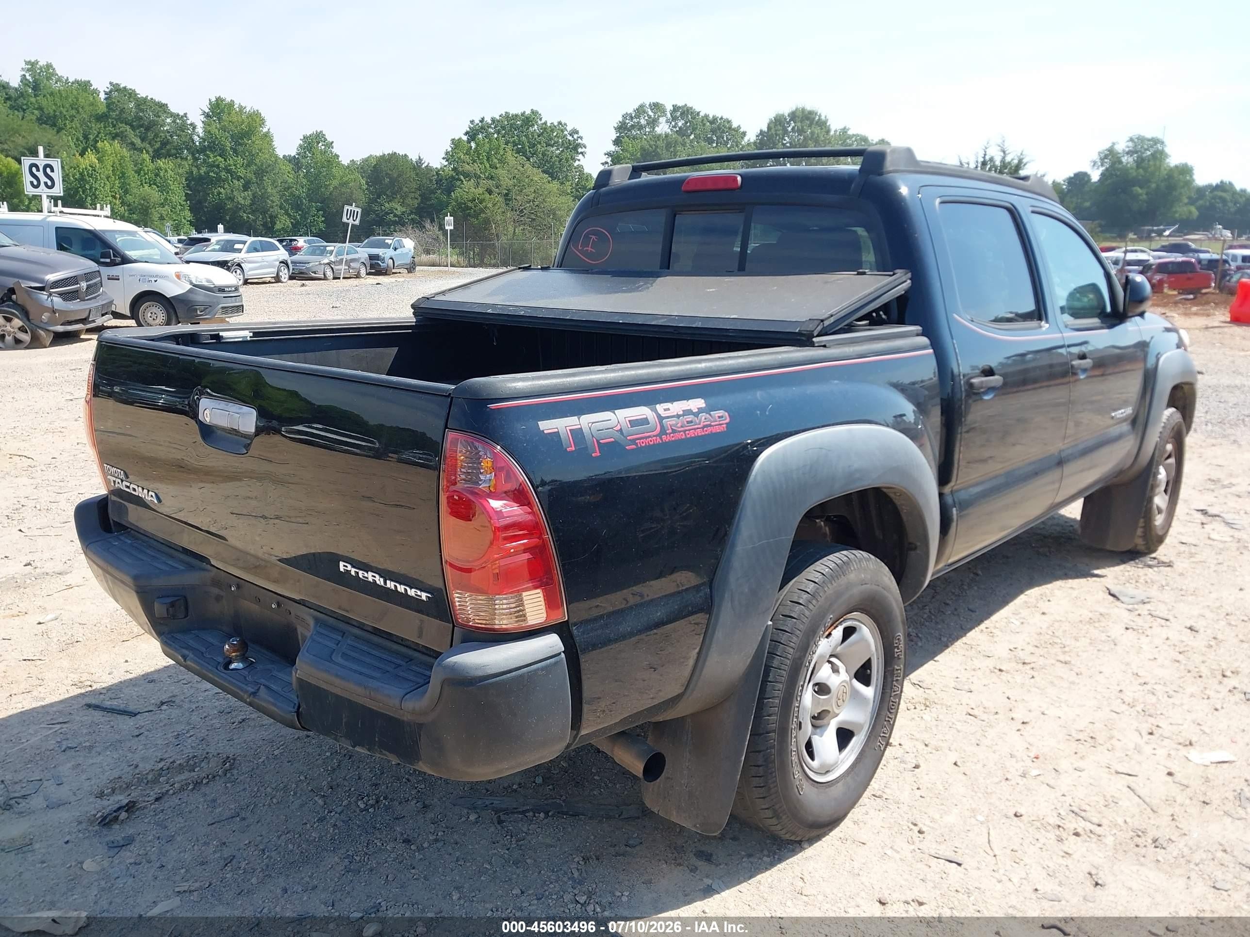 2015 Toyota Tacoma Prerunner Black vin: 5TFJX4GN1FX040726