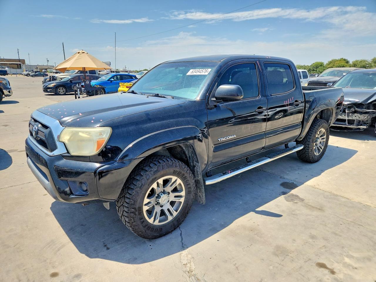 2015 Toyota Tacoma Double Cab Prerunner Black vin: 5TFJX4GN1FX043903