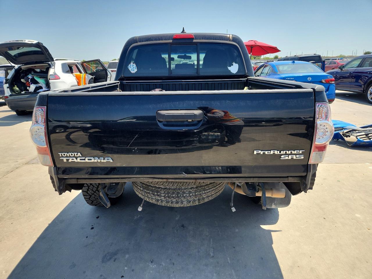 2015 Toyota Tacoma Double Cab Prerunner Black vin: 5TFJX4GN1FX043903