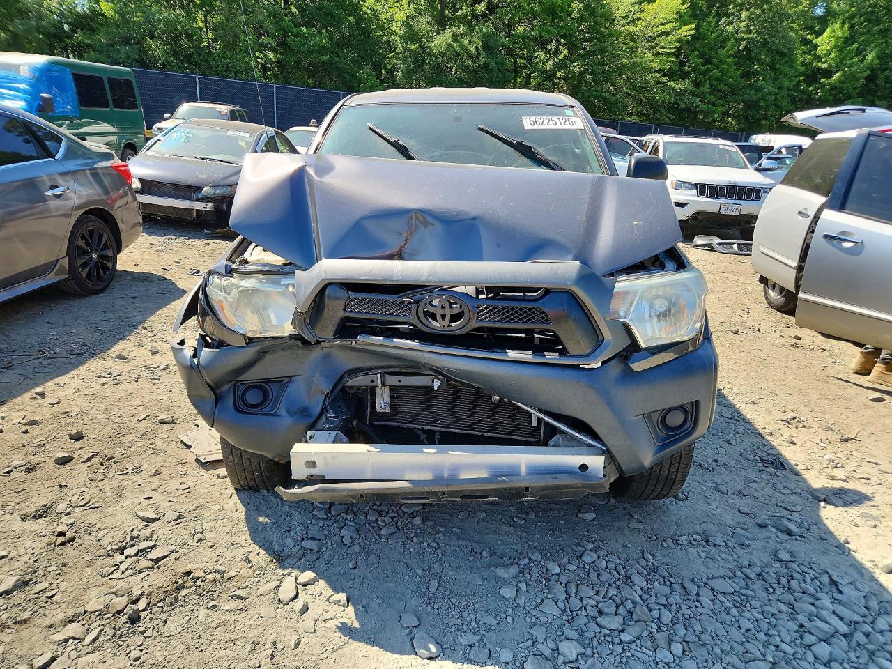 2015 Toyota Tacoma Double Cab Prerunner Gray vin: 5TFJX4GN1FX045876