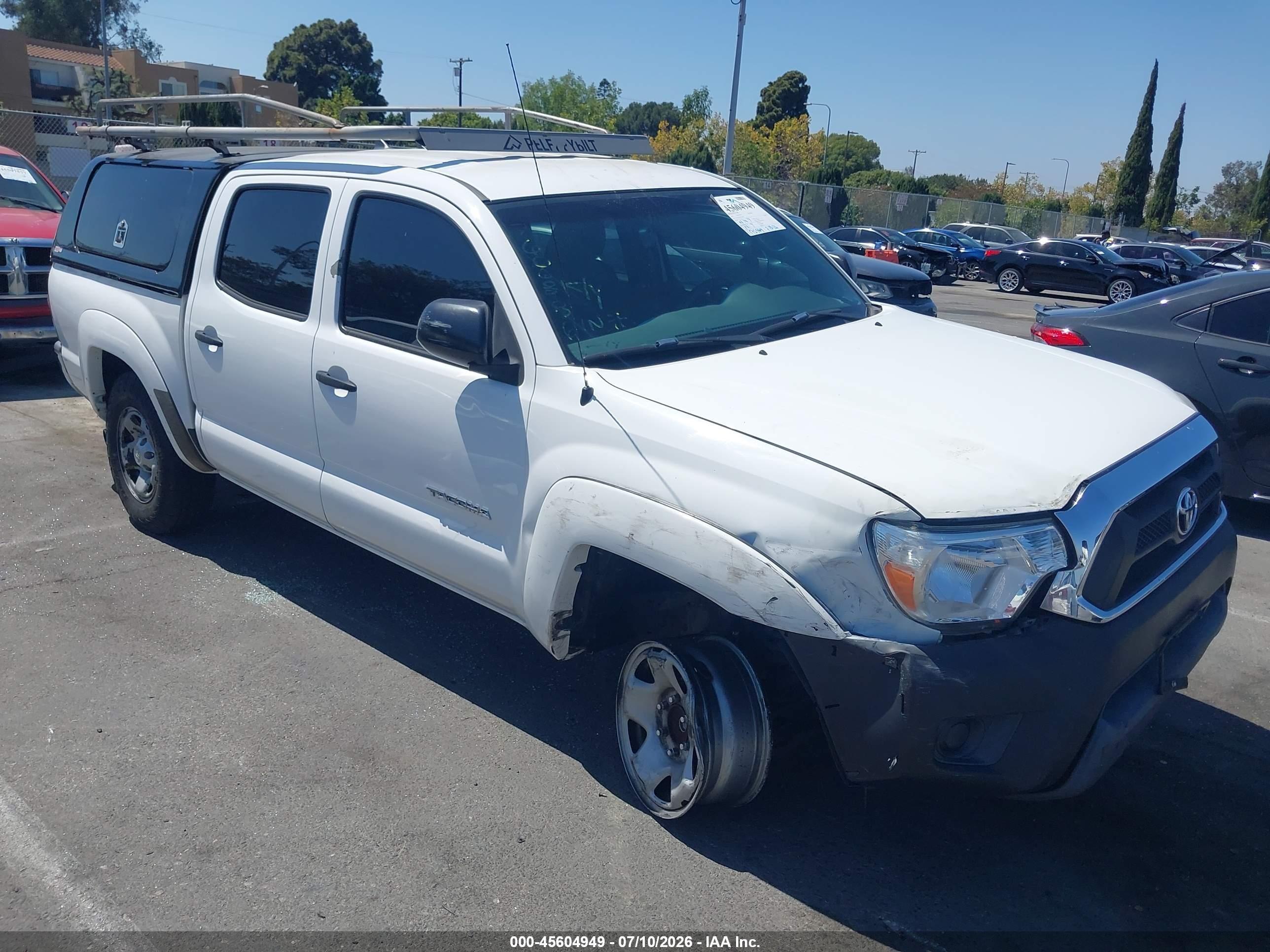 2012 Toyota Tacoma Prerunner White vin: 5TFJX4GN2CX010596