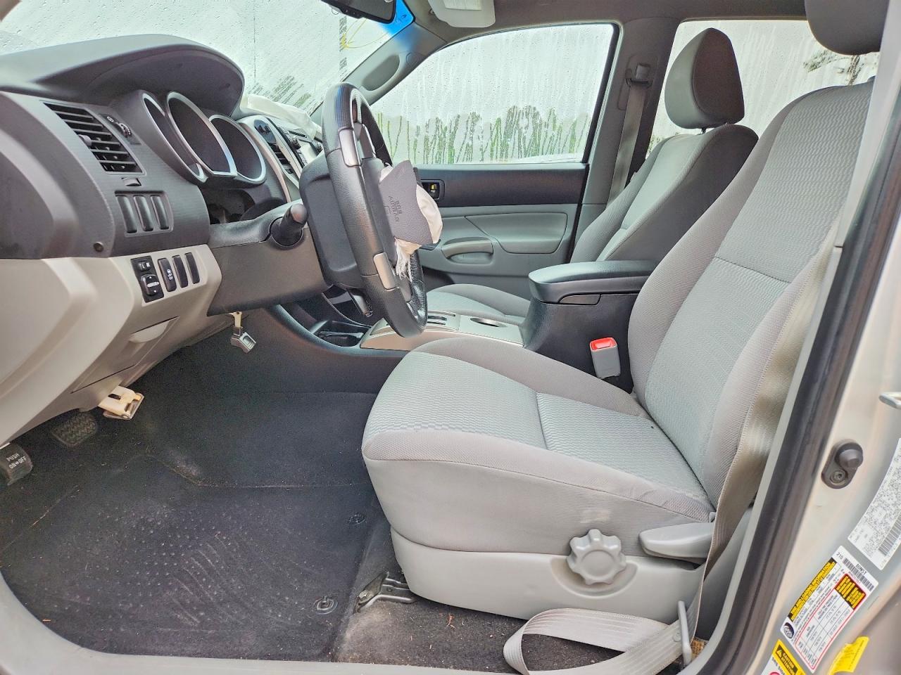 2013 Toyota Tacoma Double Cab Silver vin: 5TFJX4GN2DX018909