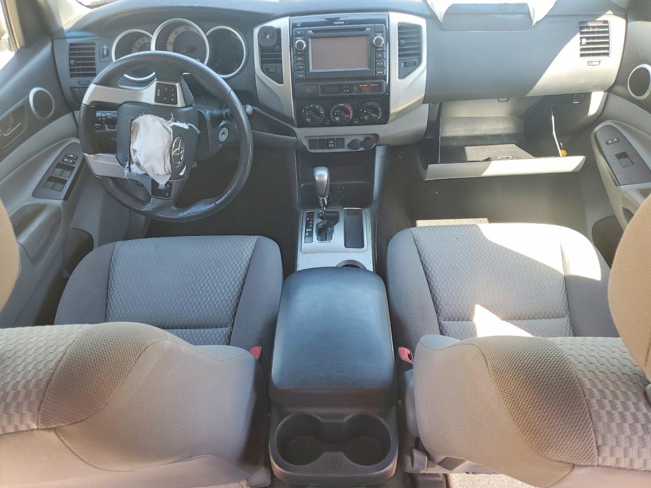 2013 Toyota Tacoma Double Cab Silver vin: 5TFJX4GN2DX018909