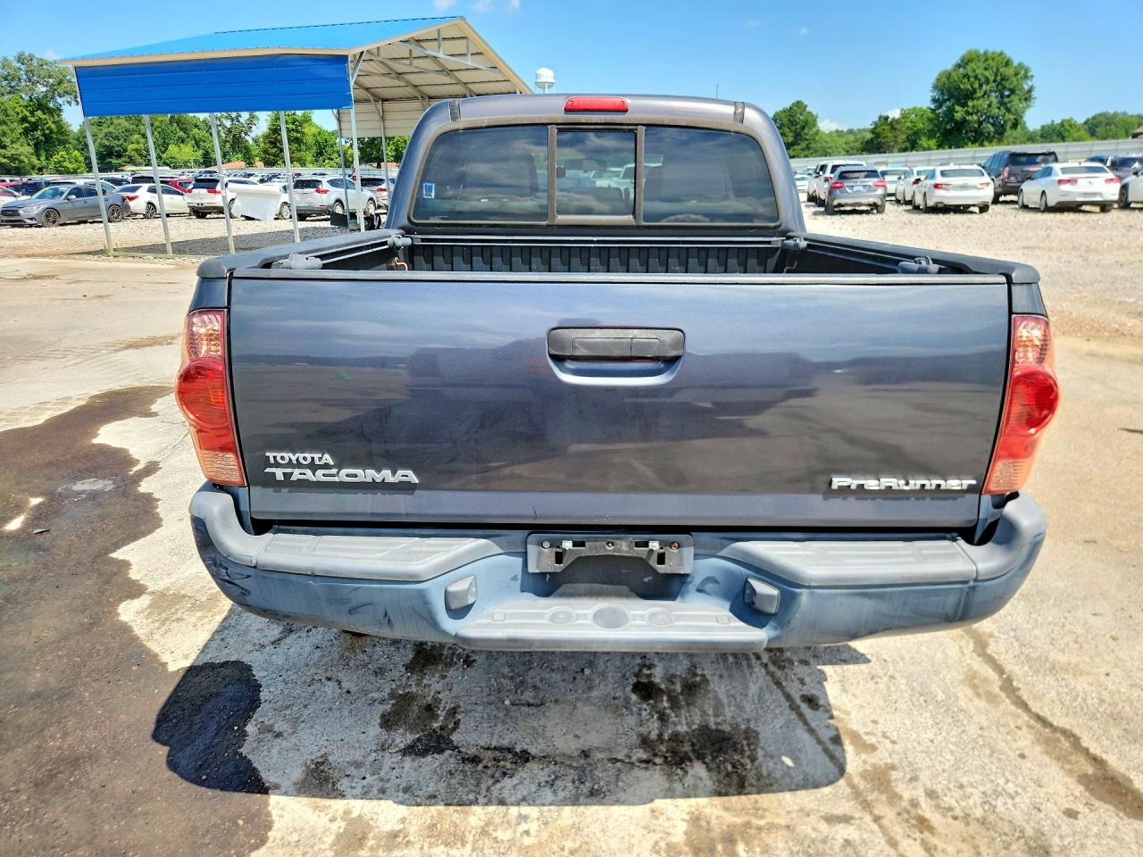 2015 Toyota Tacoma Double Cab Prerunner Gray vin: 5TFJX4GN2FX040637