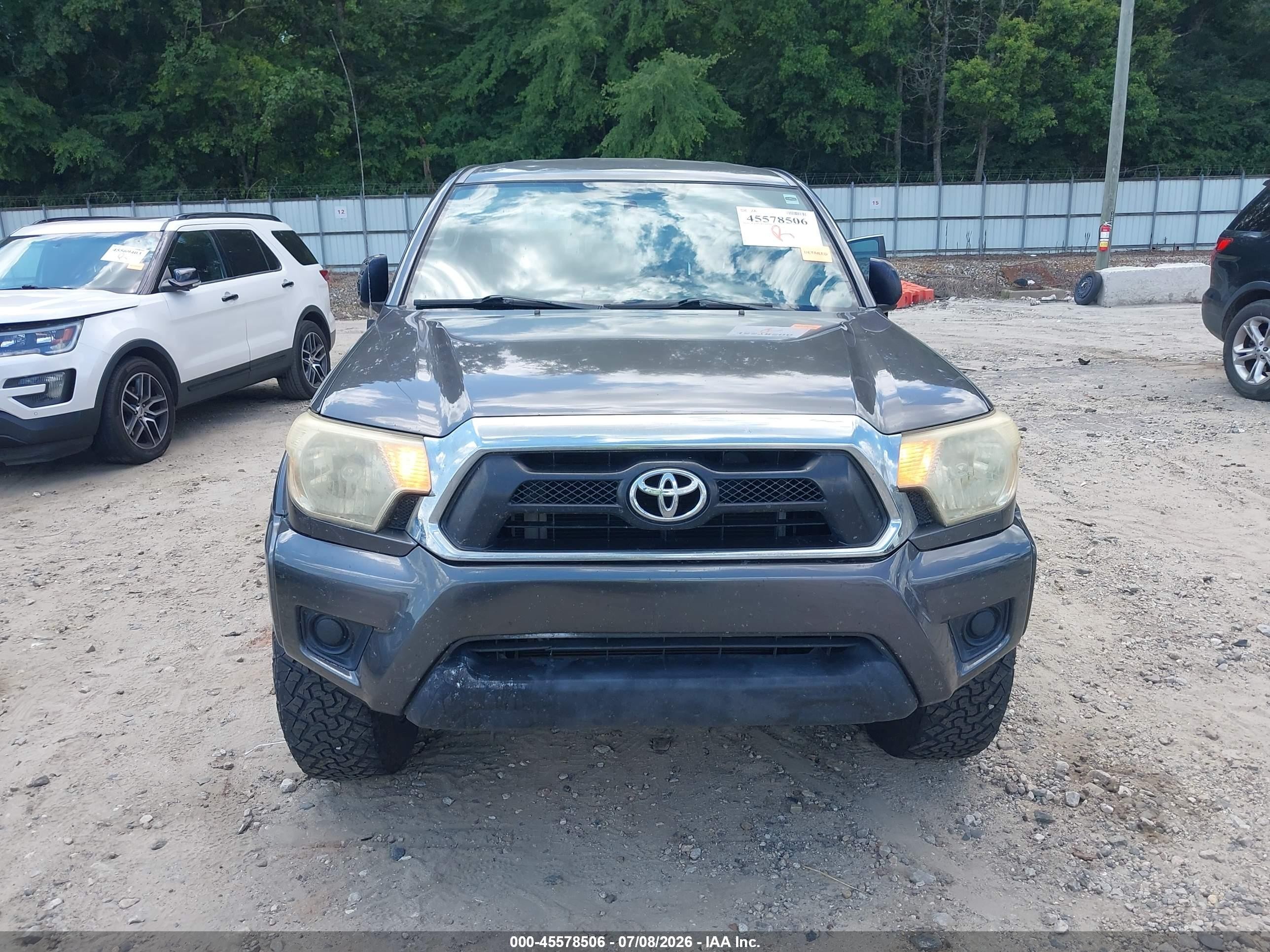 2012 Toyota Tacoma Prerunner Gray vin: 5TFJX4GN3CX007464