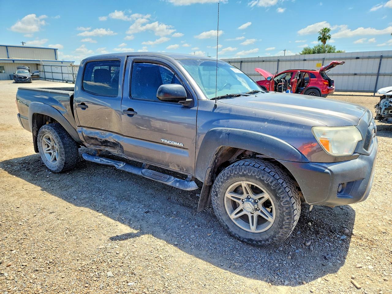 2013 Toyota Tacoma Double Cab Серый vin: 5TFJX4GN3DX019468