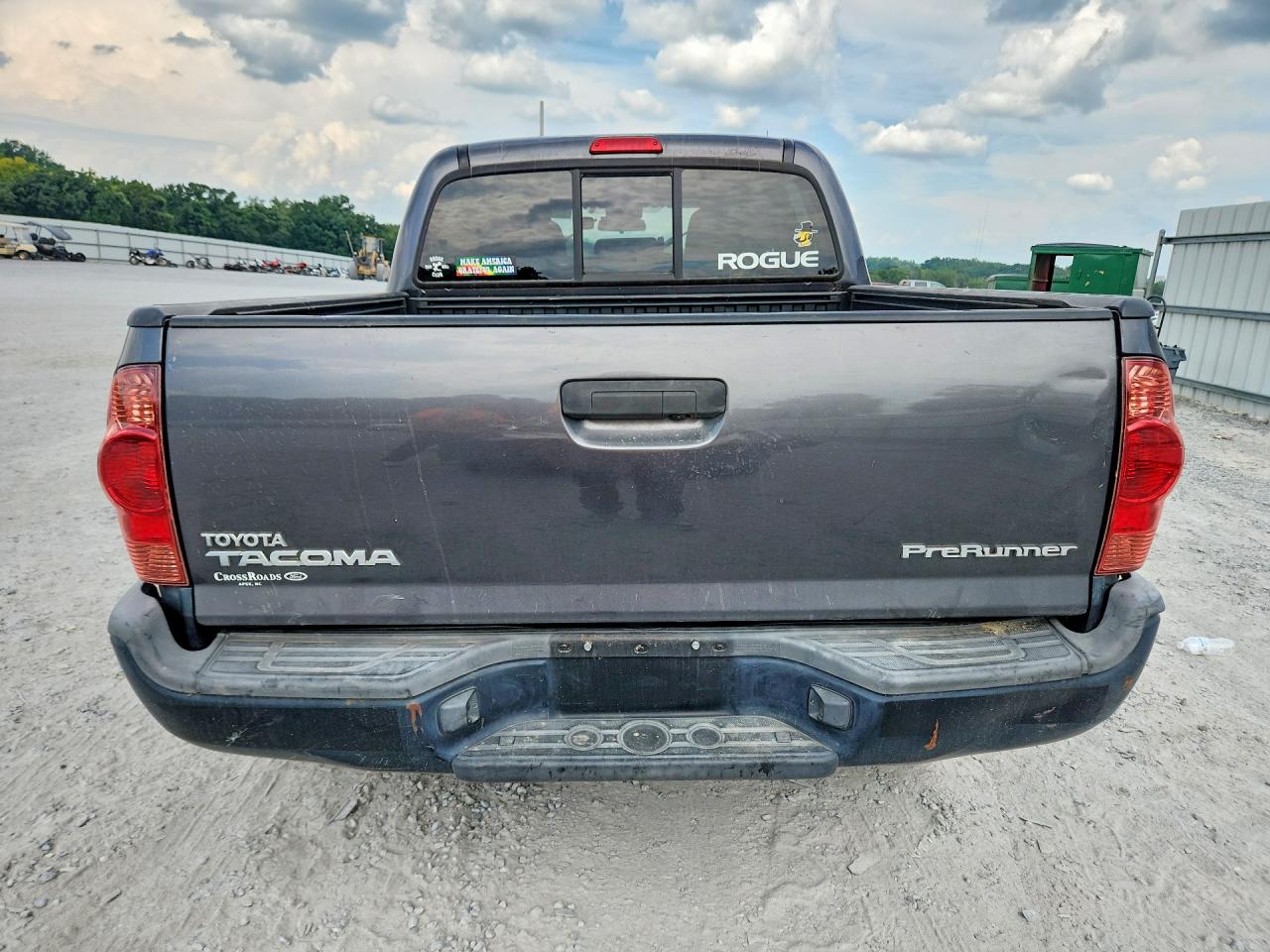2013 Toyota Tacoma Double Cab Gray vin: 5TFJX4GN3DX022435