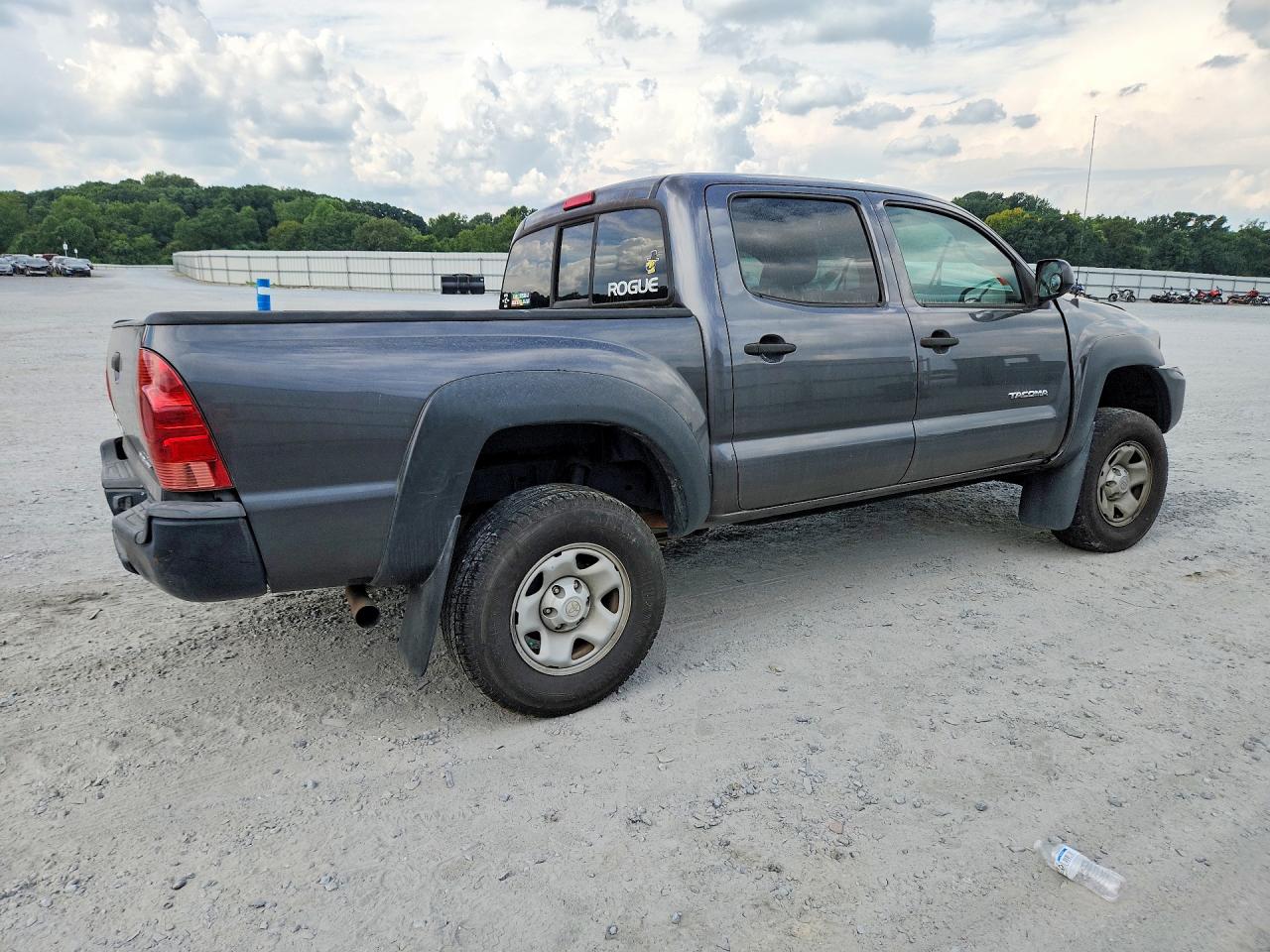 2013 Toyota Tacoma Double Cab Gray vin: 5TFJX4GN3DX022435