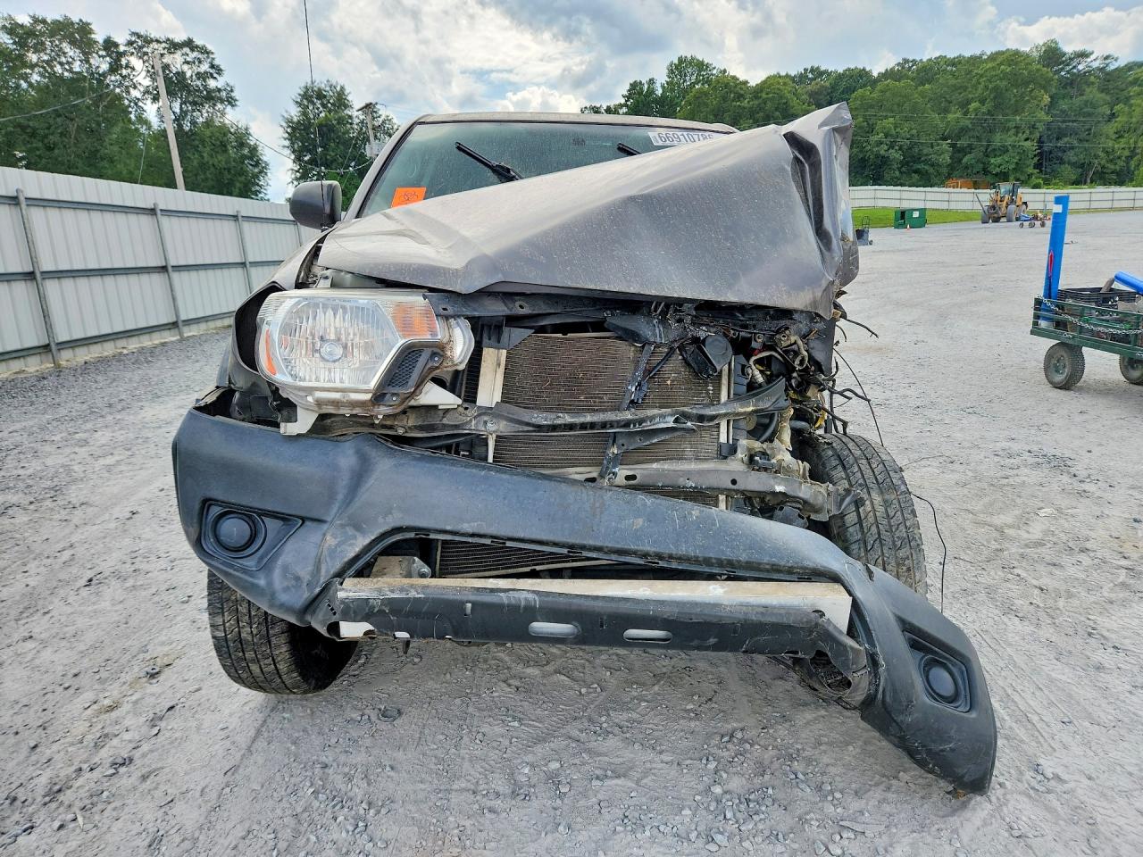 2013 Toyota Tacoma Double Cab Gray vin: 5TFJX4GN3DX022435