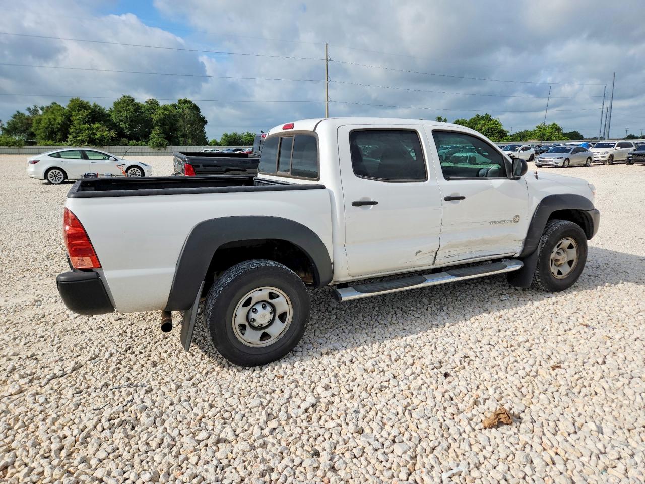2015 Toyota Tacoma Double Cab Prerunner Белый vin: 5TFJX4GN3FX049797