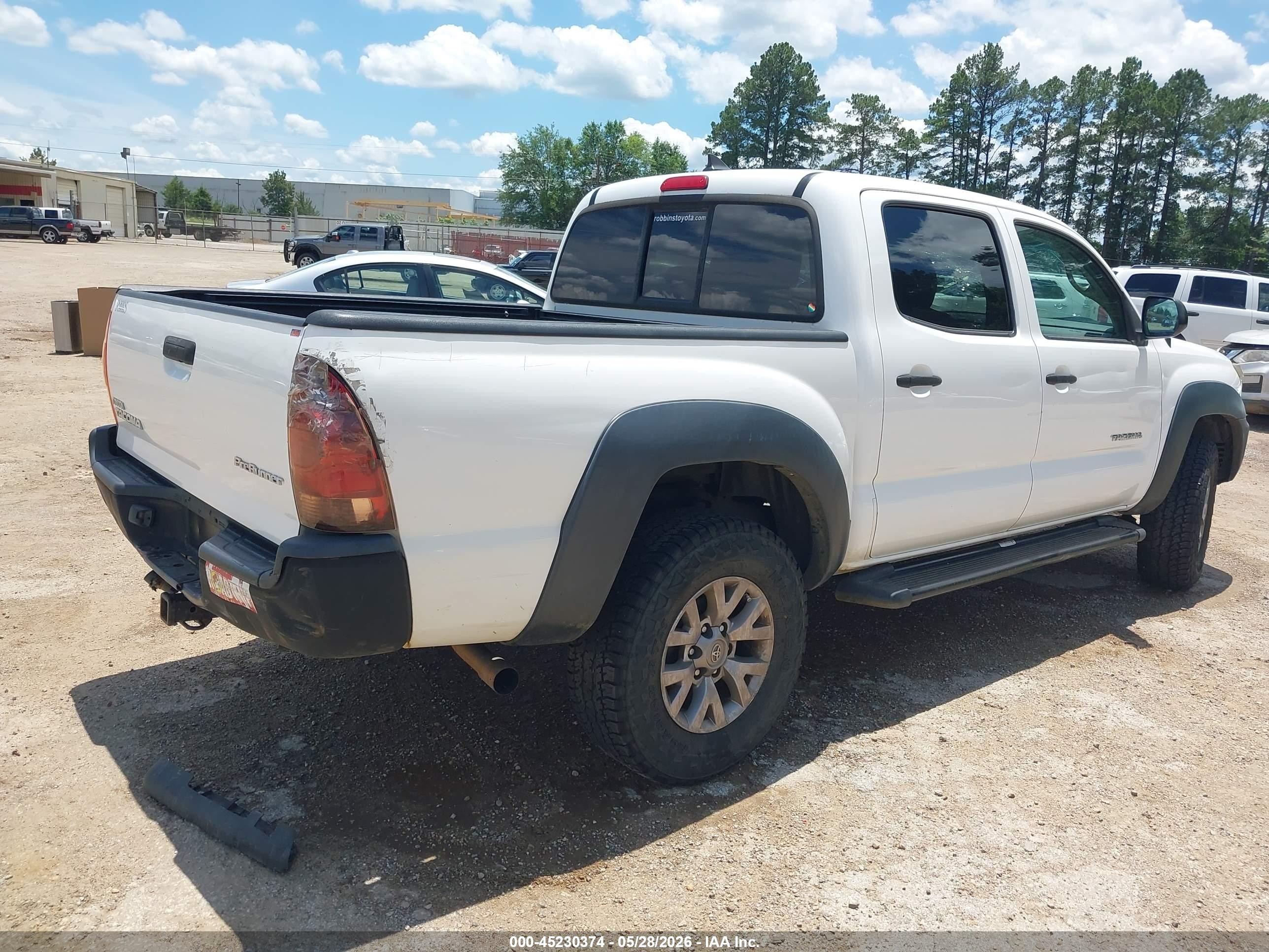 2012 Toyota Tacoma Prerunner White vin: 5TFJX4GN4CX006291
