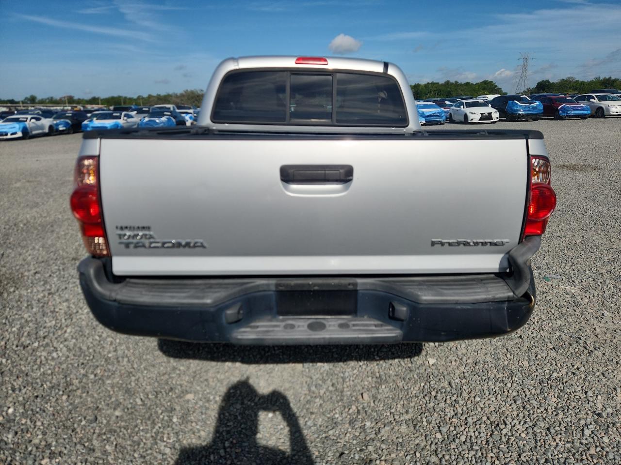 2013 Toyota Tacoma Double Cab Silver vin: 5TFJX4GN4DX019124