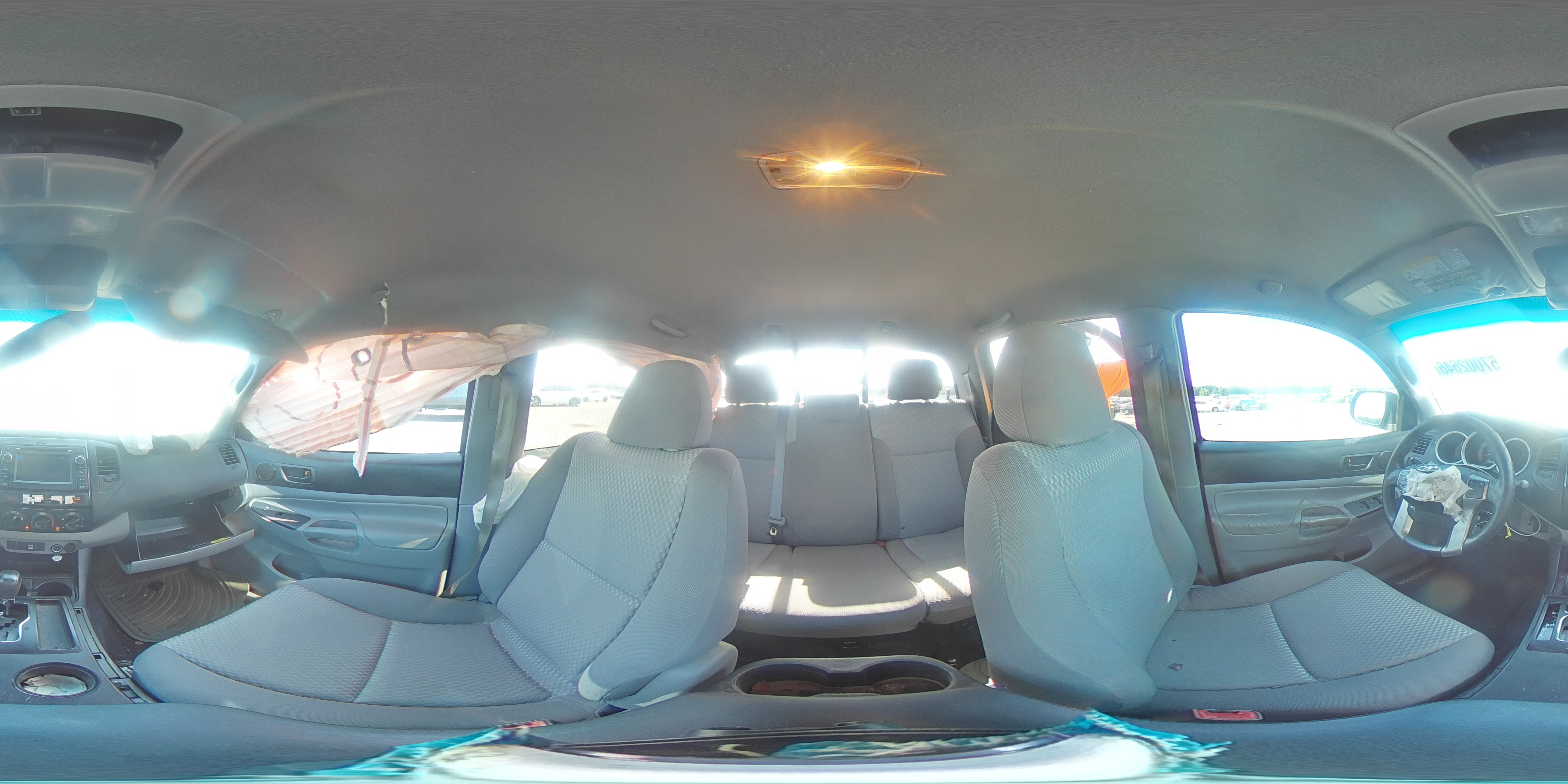 2013 Toyota Tacoma Double Cab Silver vin: 5TFJX4GN4DX019124