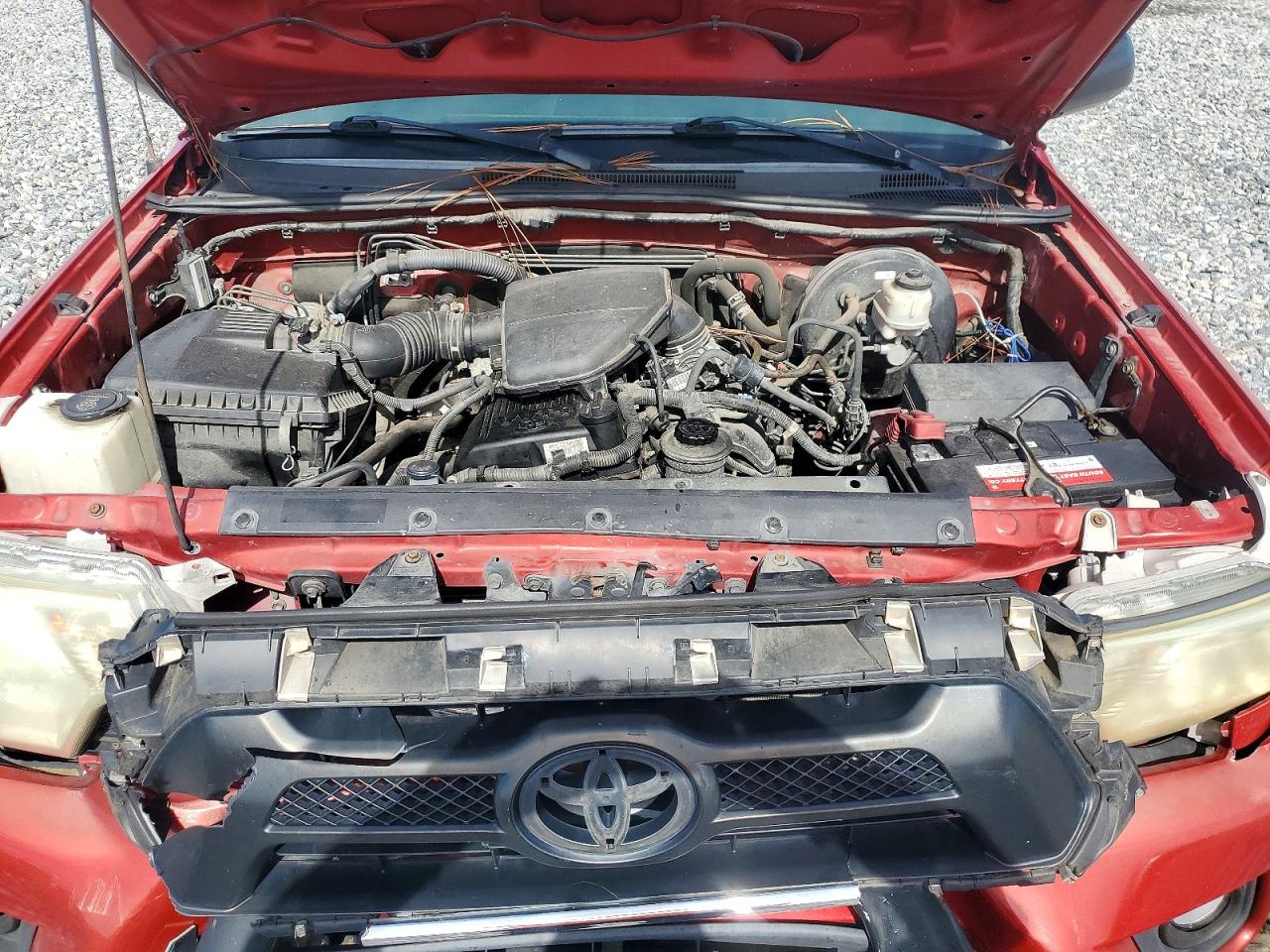 2013 Toyota Tacoma Double Cab Red vin: 5TFJX4GN4DX025263
