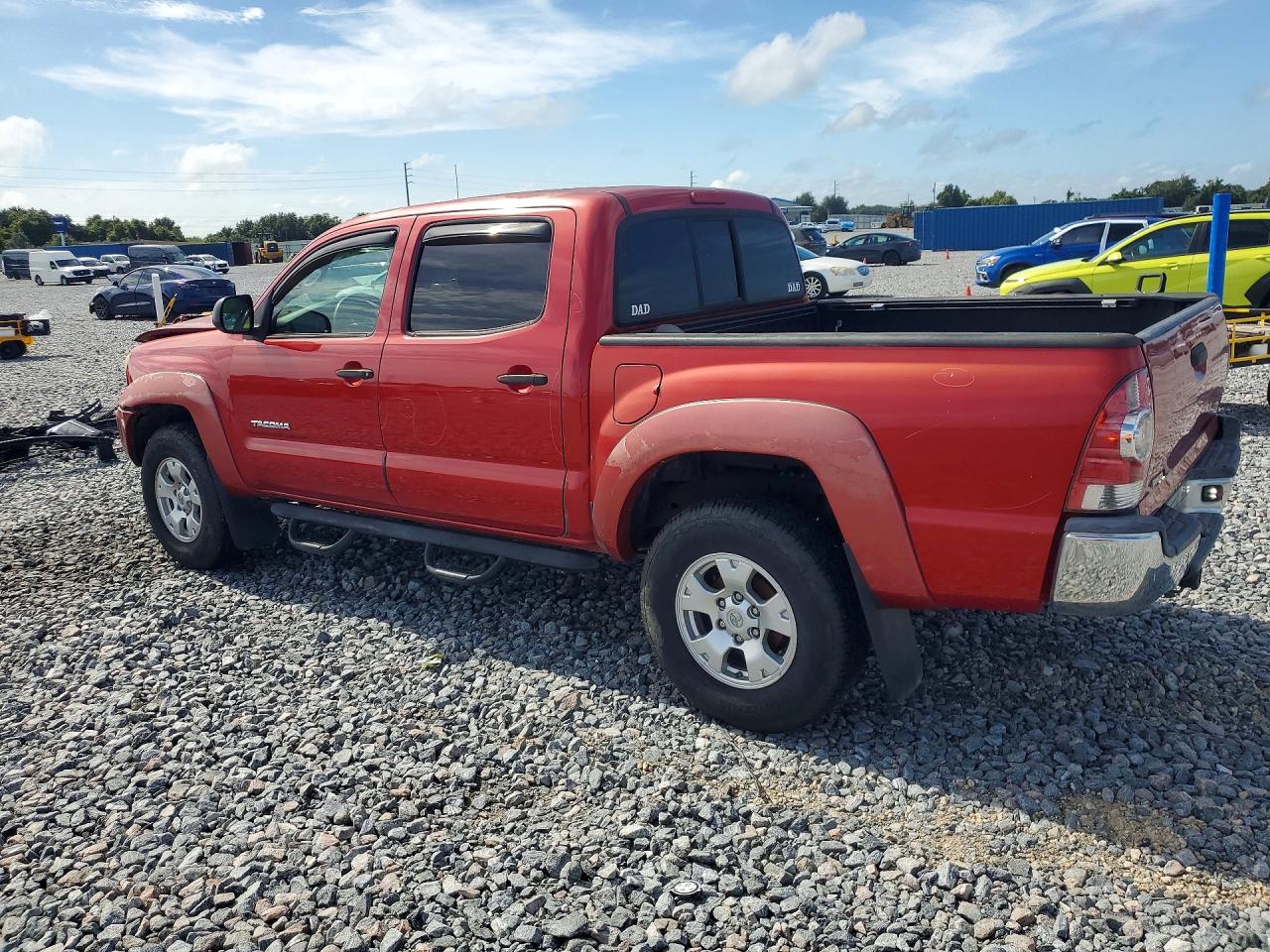 2013 Toyota Tacoma Double Cab Red vin: 5TFJX4GN4DX025263