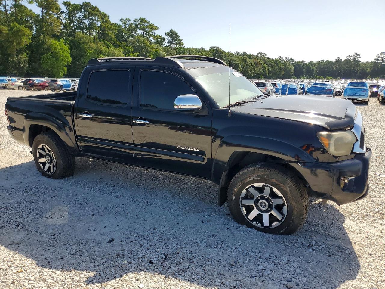 2015 Toyota Tacoma Double Cab Prerunner Black vin: 5TFJX4GN4FX048254