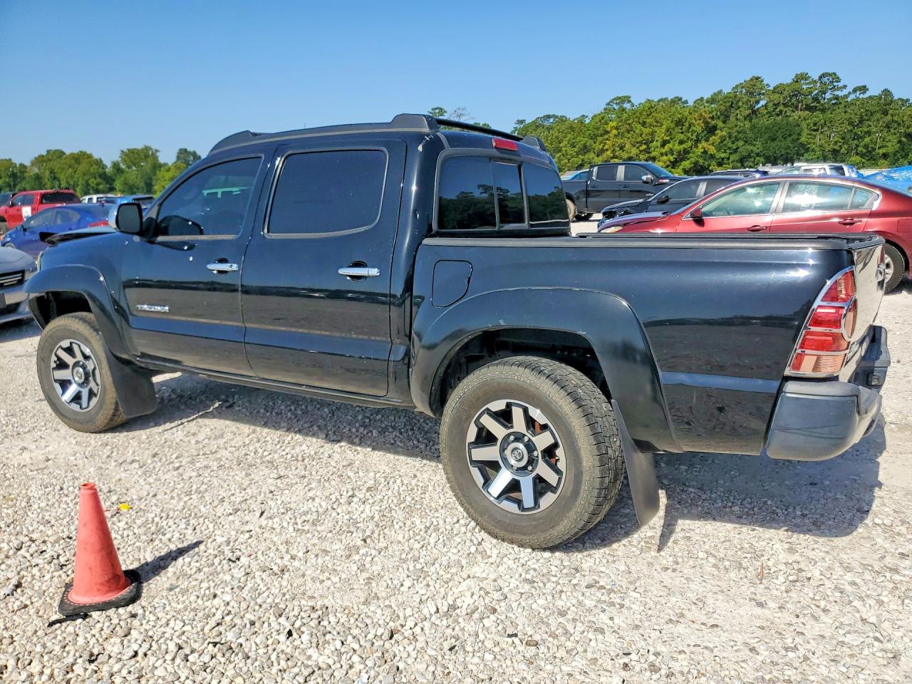 2015 Toyota Tacoma Double Cab Prerunner Black vin: 5TFJX4GN4FX048254