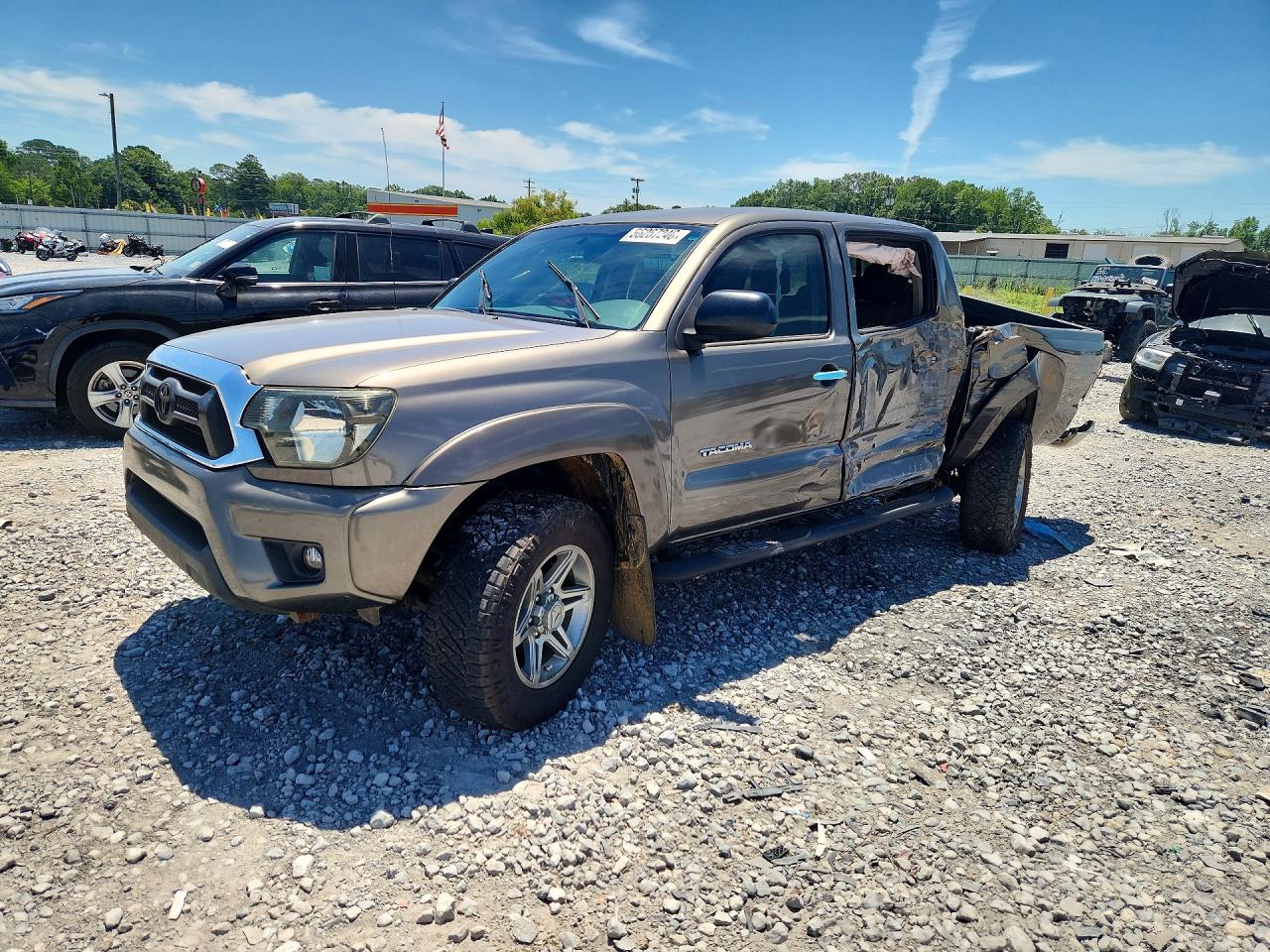 2013 Toyota Tacoma Double Cab Brown vin: 5TFJX4GN5DX019939