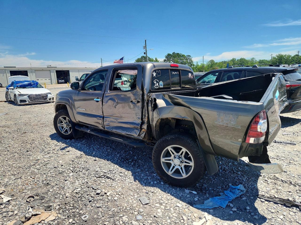 2013 Toyota Tacoma Double Cab Brown vin: 5TFJX4GN5DX019939